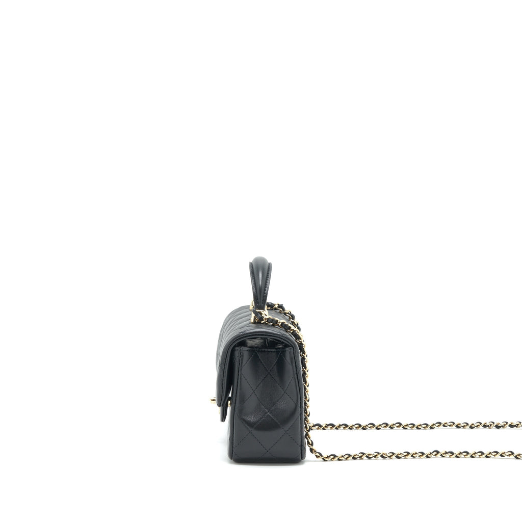 chanel-22p-top-handle-mini-rectangular-flap-bag-lambskin-black-lghw