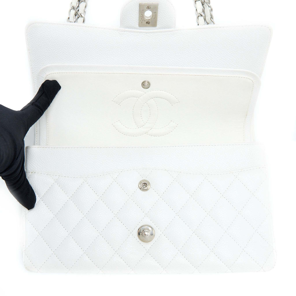 chanel-medium-classic-flap-caviar-white-shw