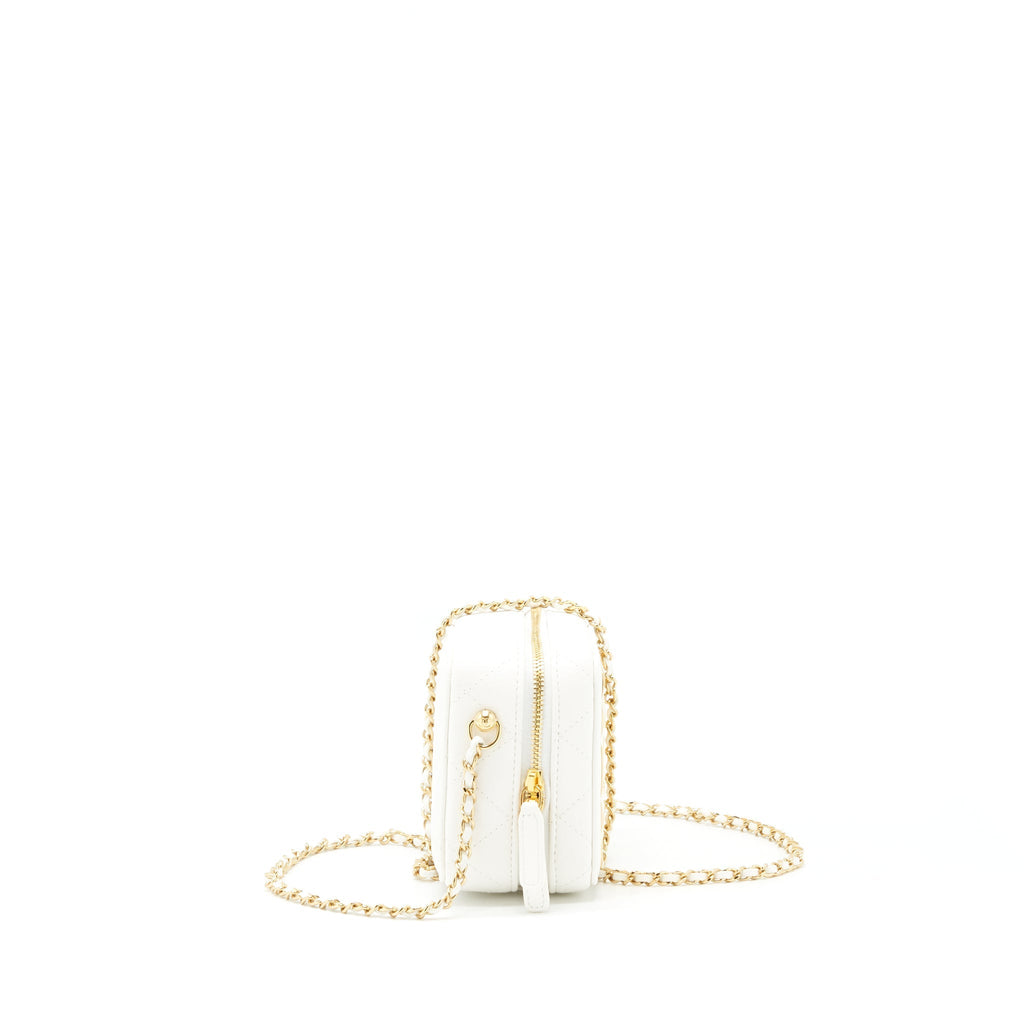 chanel-21k-small-metal-plate-vanity-with-chain-white-ghw