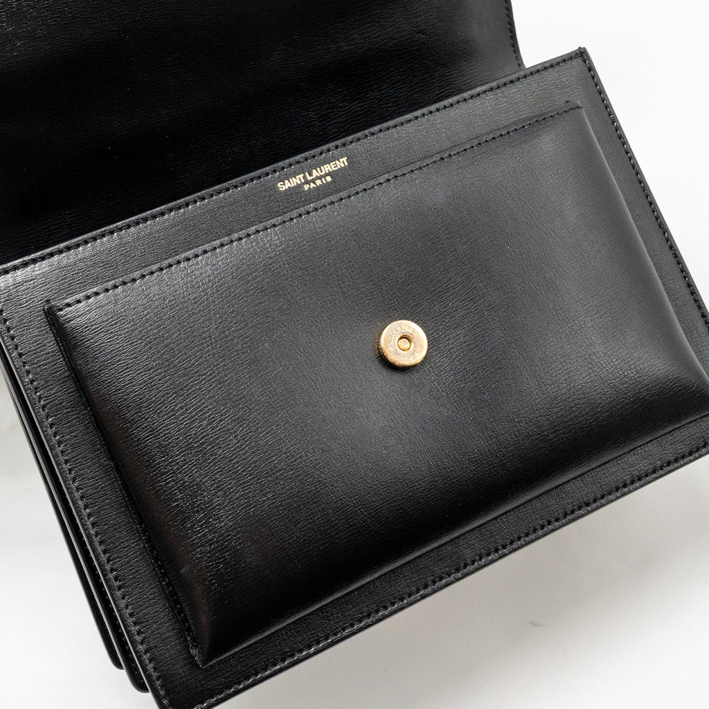 saint-laurent-ysl-medium-sunset-bag-smooth-leather-black-ghw