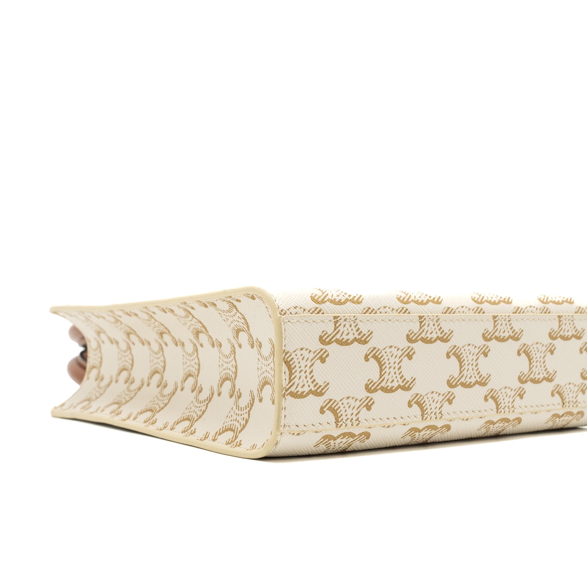 celine-mini-vertical-cabas-in-triomphe-canvas-calfskin-white-ghw