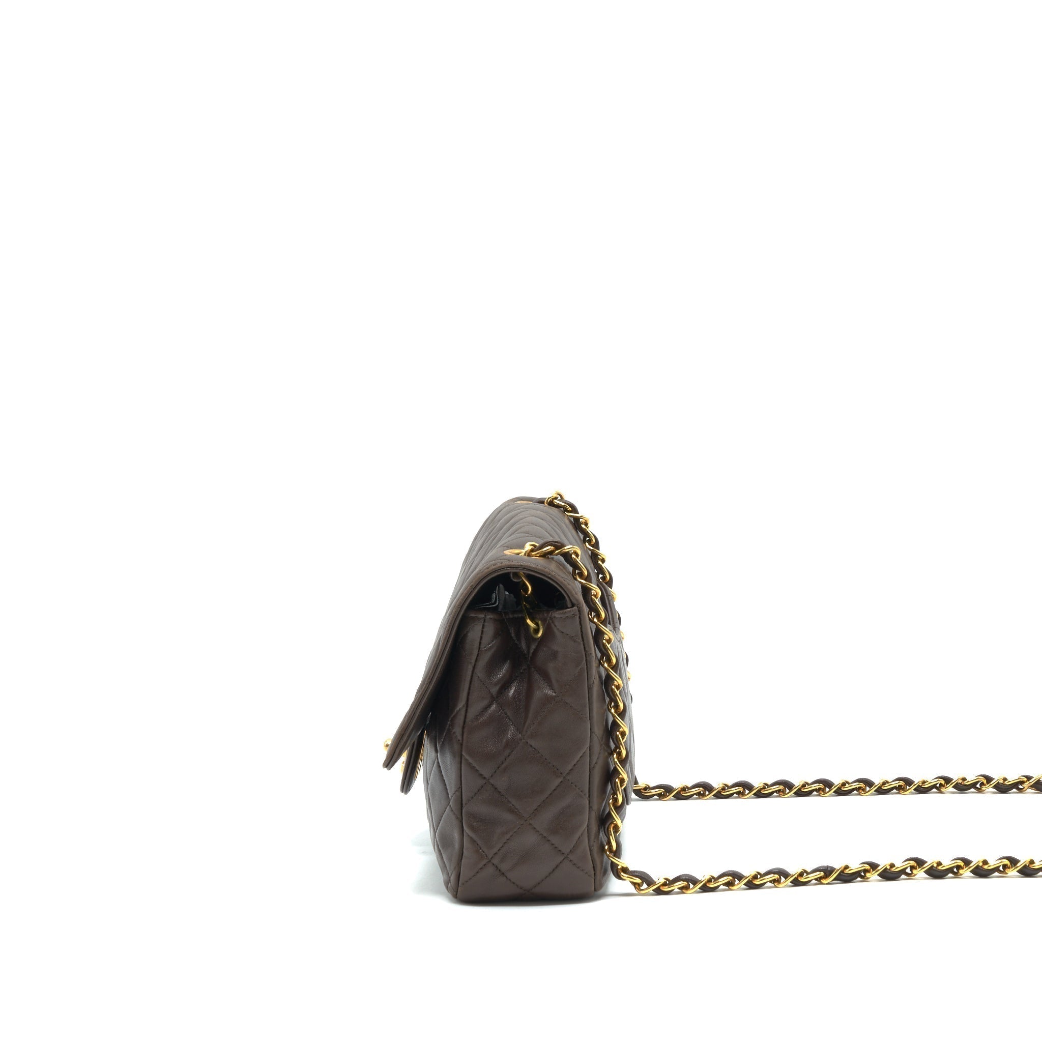 chanel-medium-flap-bag-chocolate-ghw