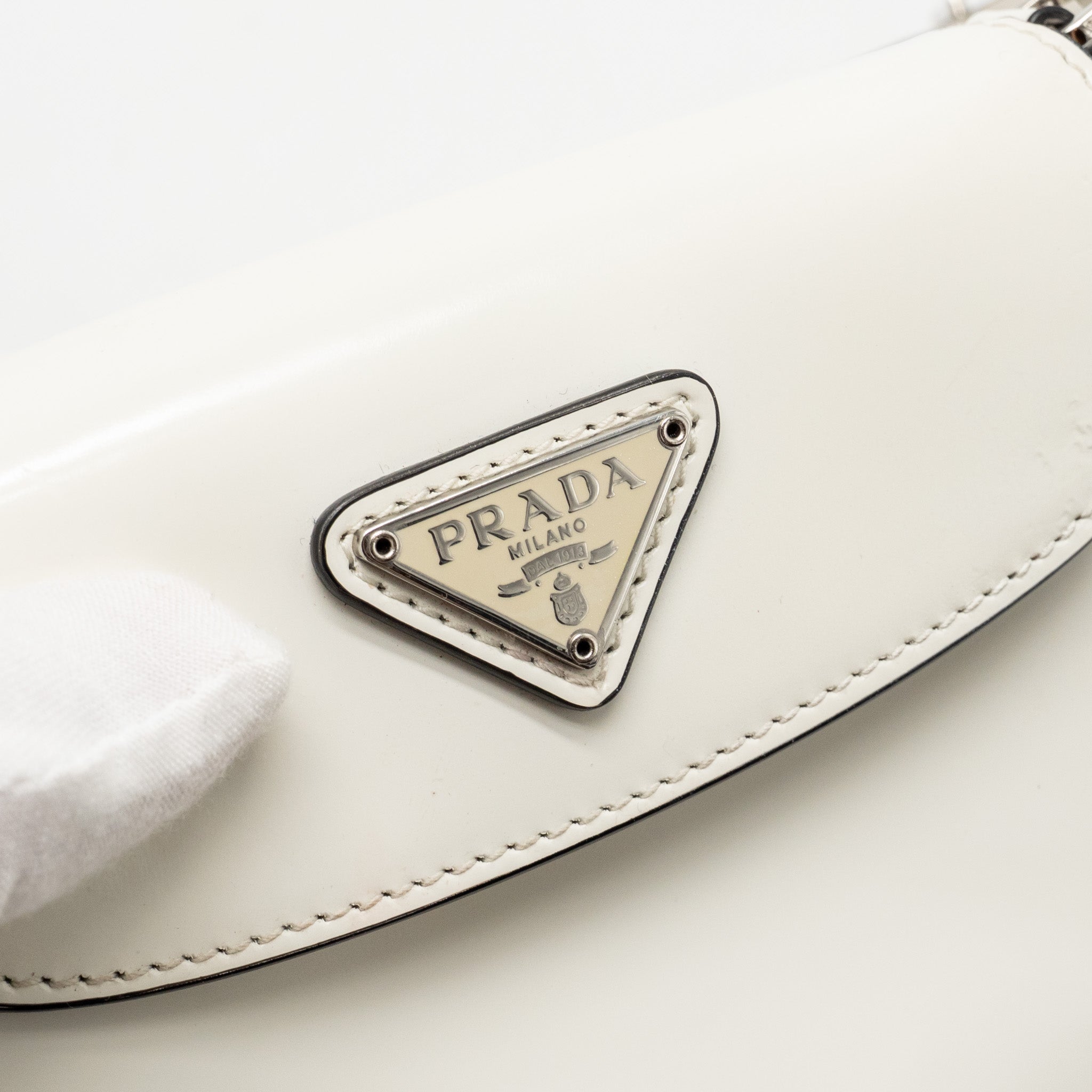 prada-mini-cleo-shoulder-bag-brushed-leather-white-shw-copy