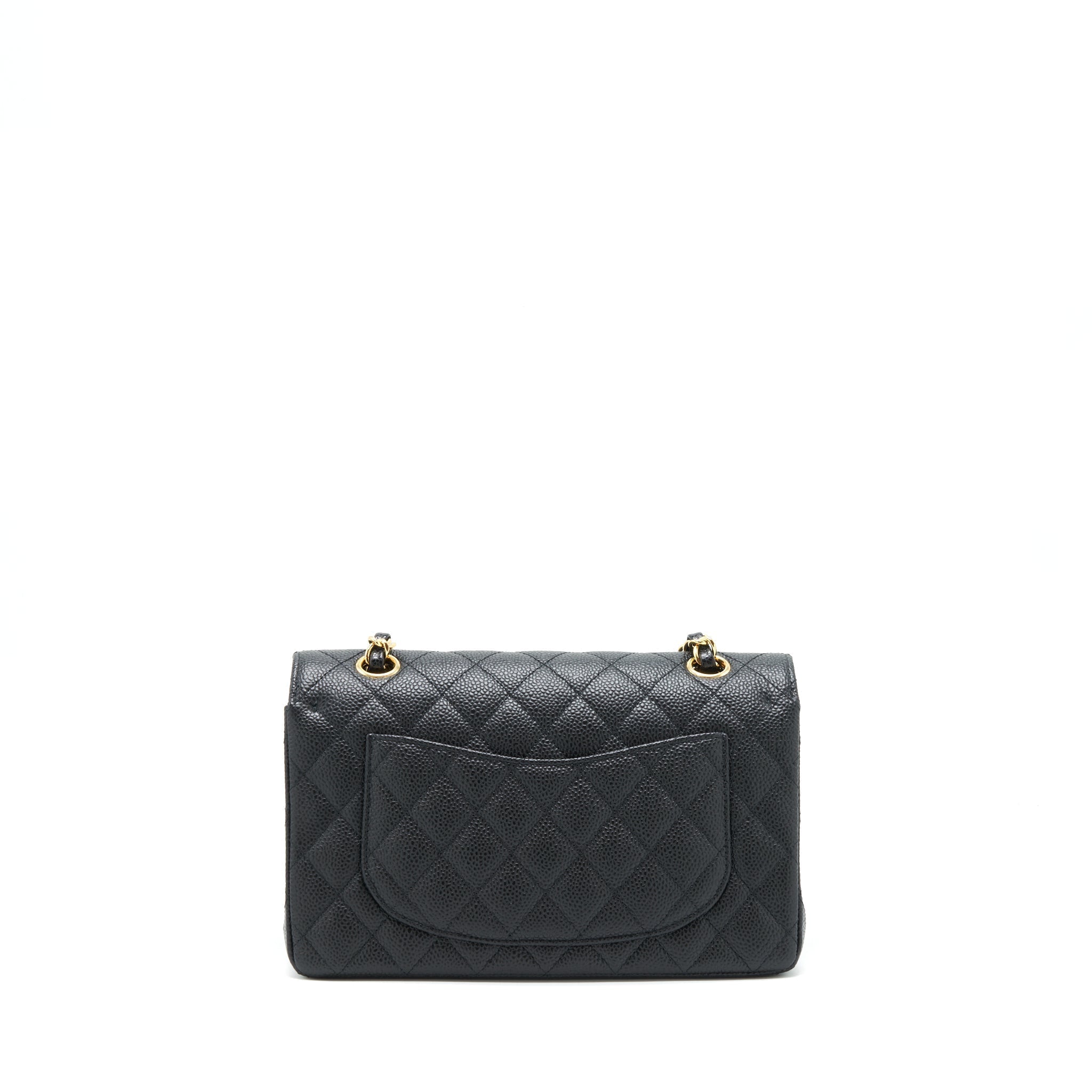 chanel-small-classic-double-flap-caviar-black-ghw