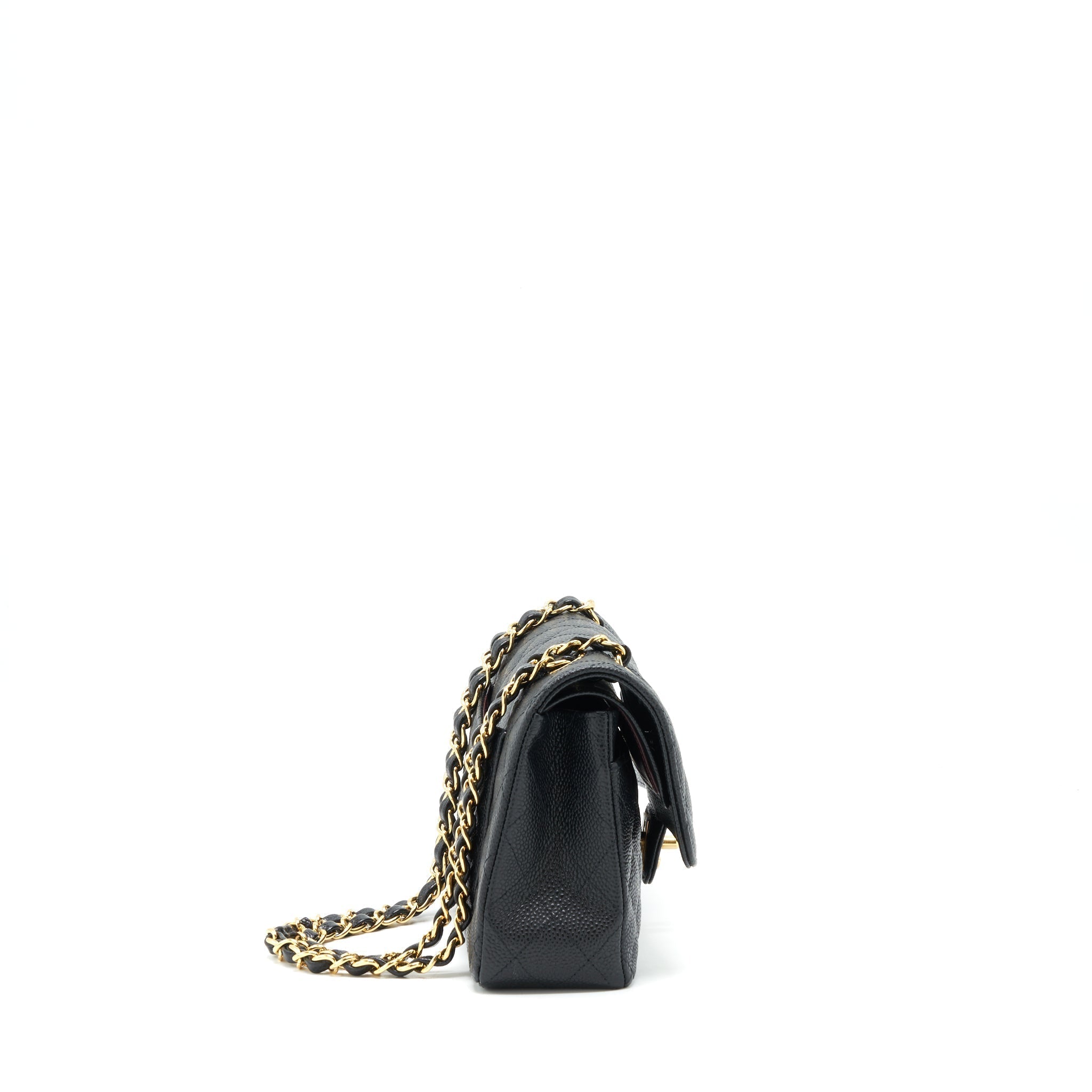chanel-small-classic-double-flap-caviar-black-ghw