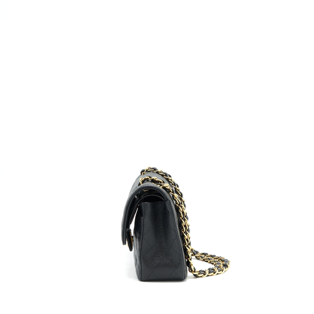 chanel-small-classic-double-flap-caviar-black-ghw