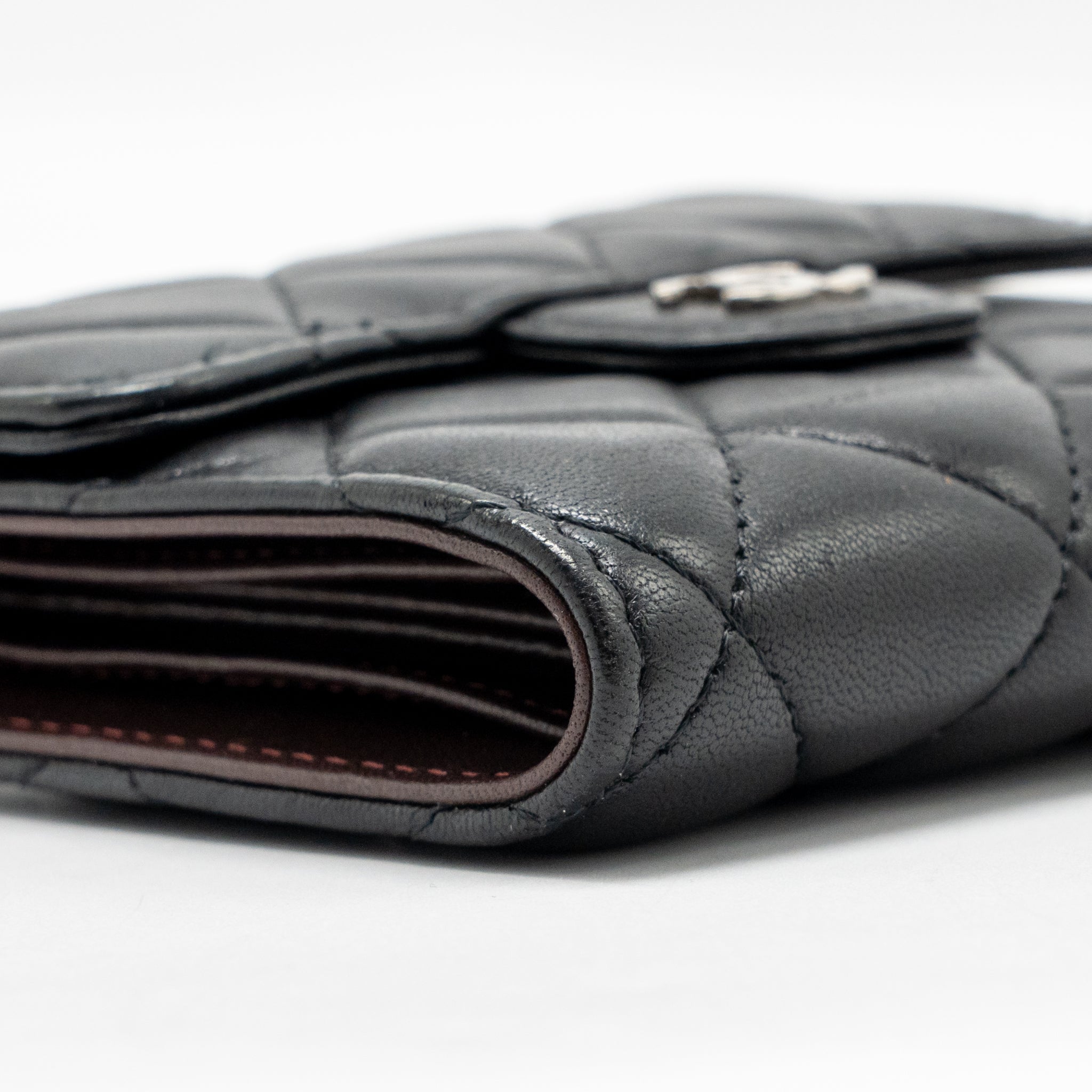 chanel-small-classic-flap-wallet-lambskin-black-shw
