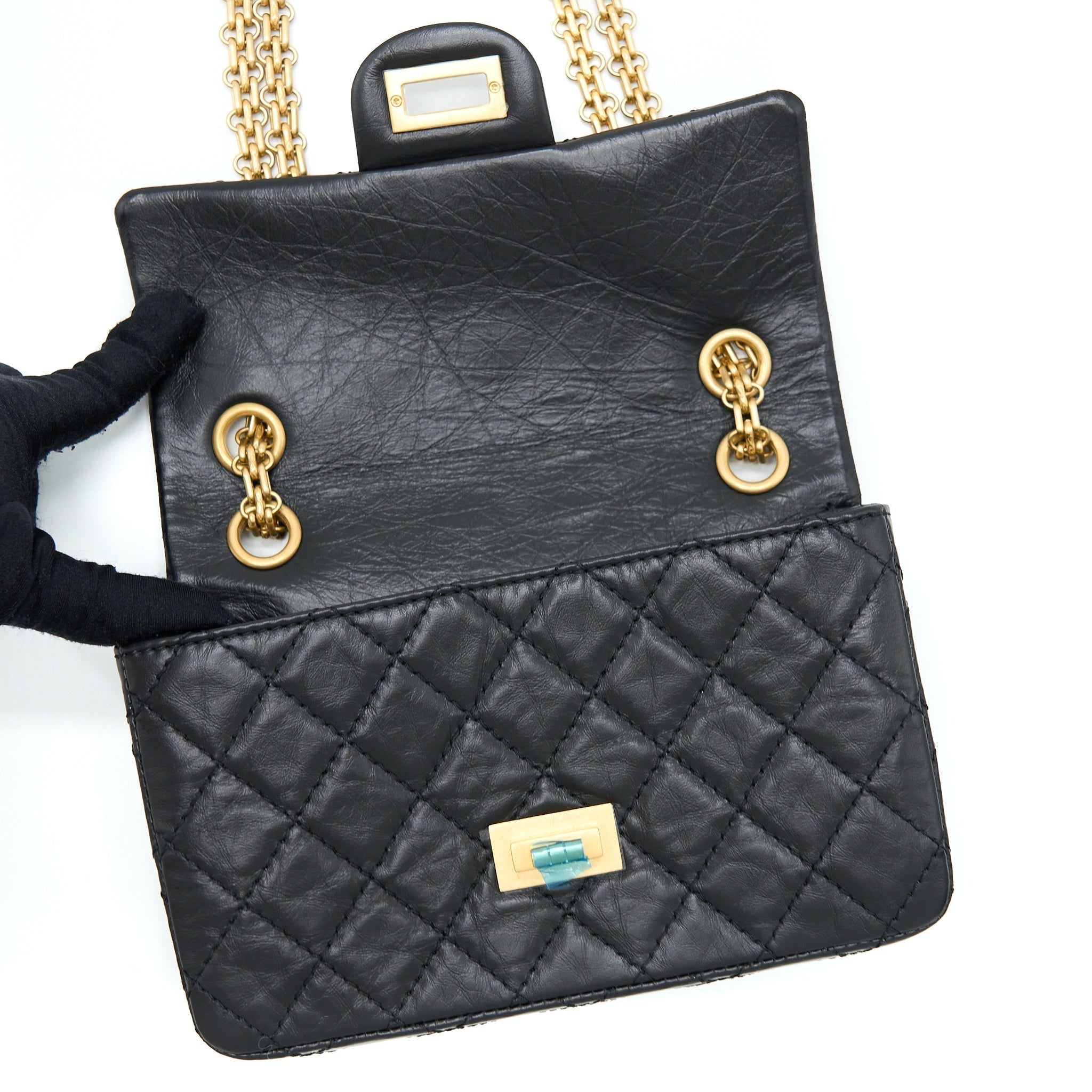 chanel-mini-2-55-reissue-flap-bag-aged-calfskin-black-ghw-microchip