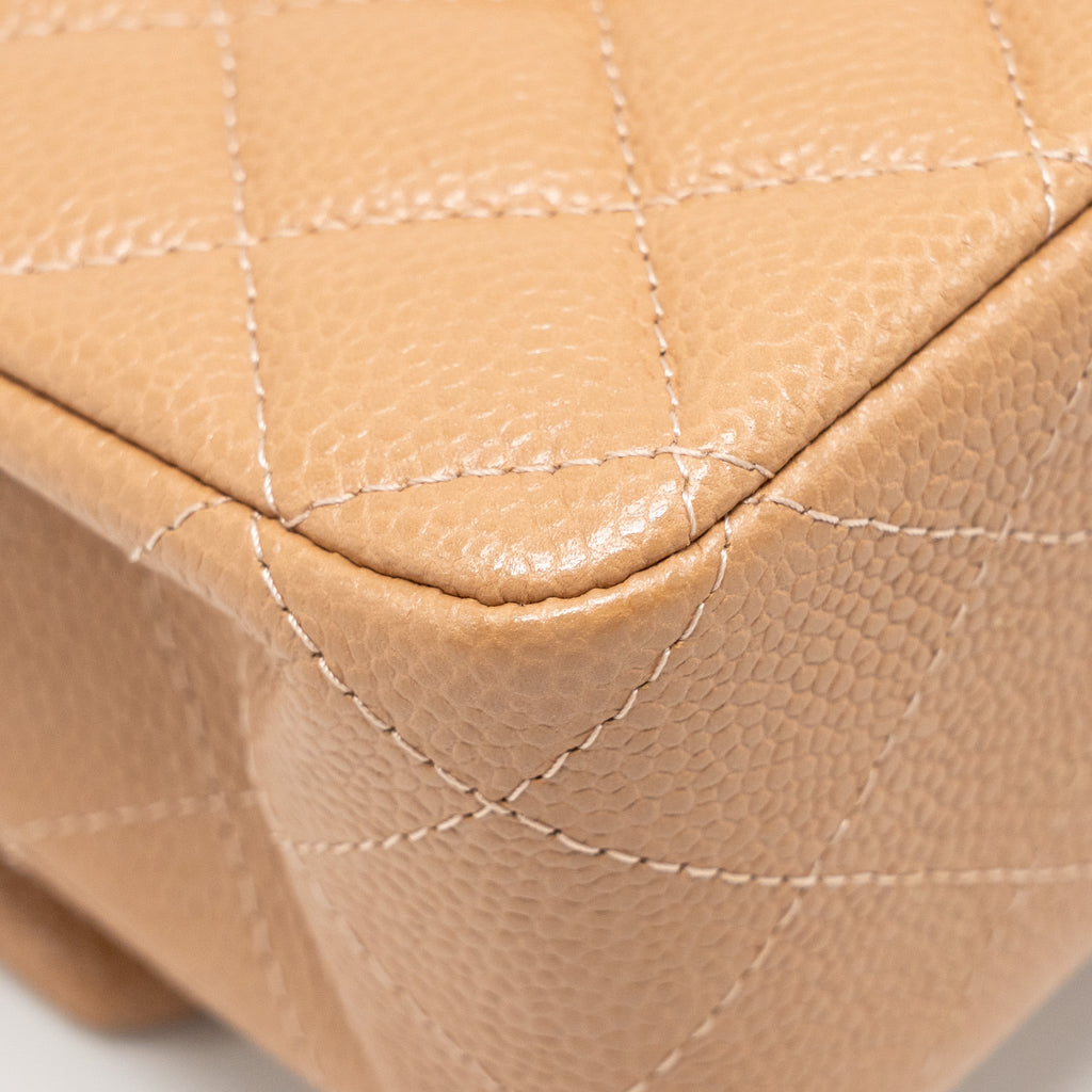 chanel-medium-classic-double-flap-bag-caviar-dark-beige-lghw
