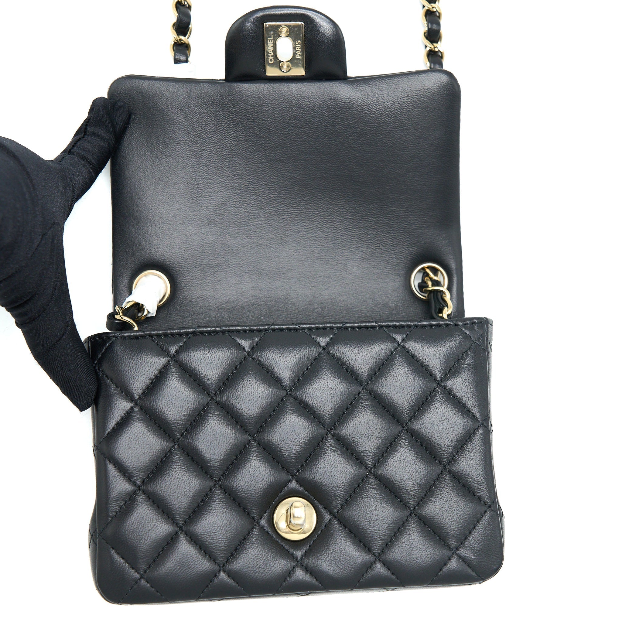 chanel-mini-square-flap-bag-lambskin-black-lghw-2