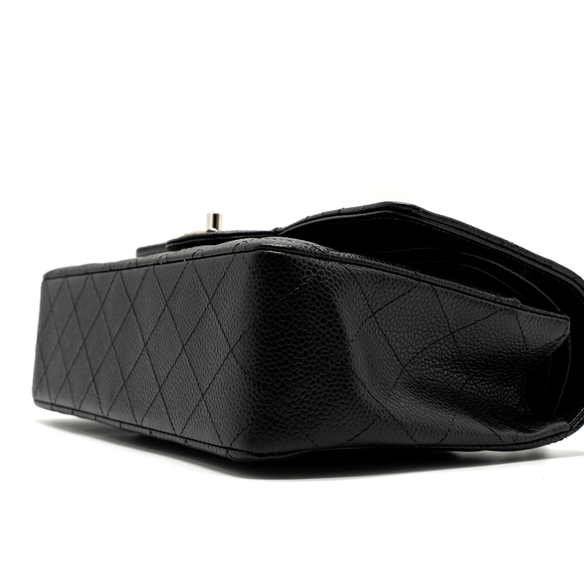 chanel-medium-classic-double-flap-bag-caviar-black-shw-3