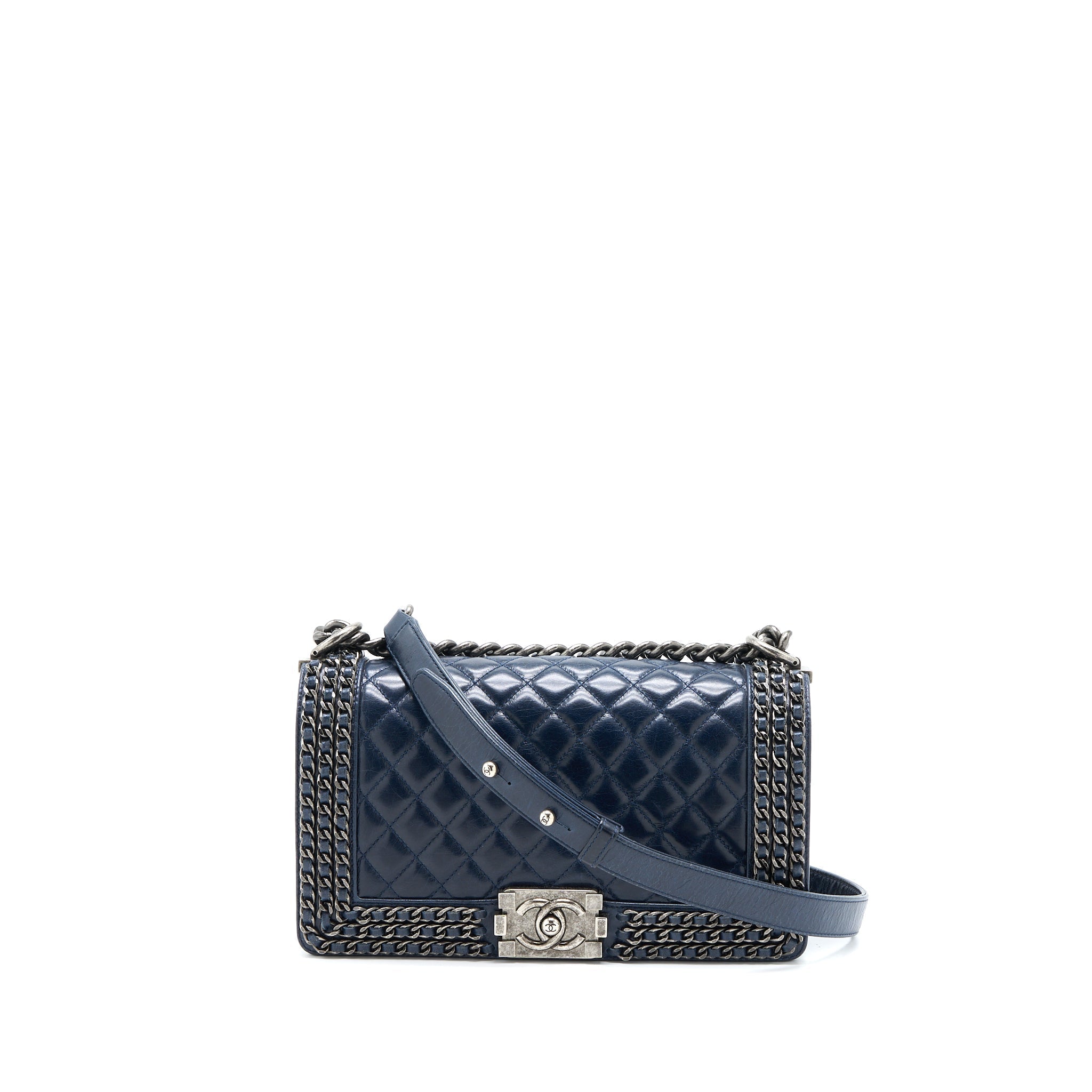 chanel-medium-boy-bag-limited-edition-with-chain-edge-aged-calfskin-navy-ruthenium-hardware