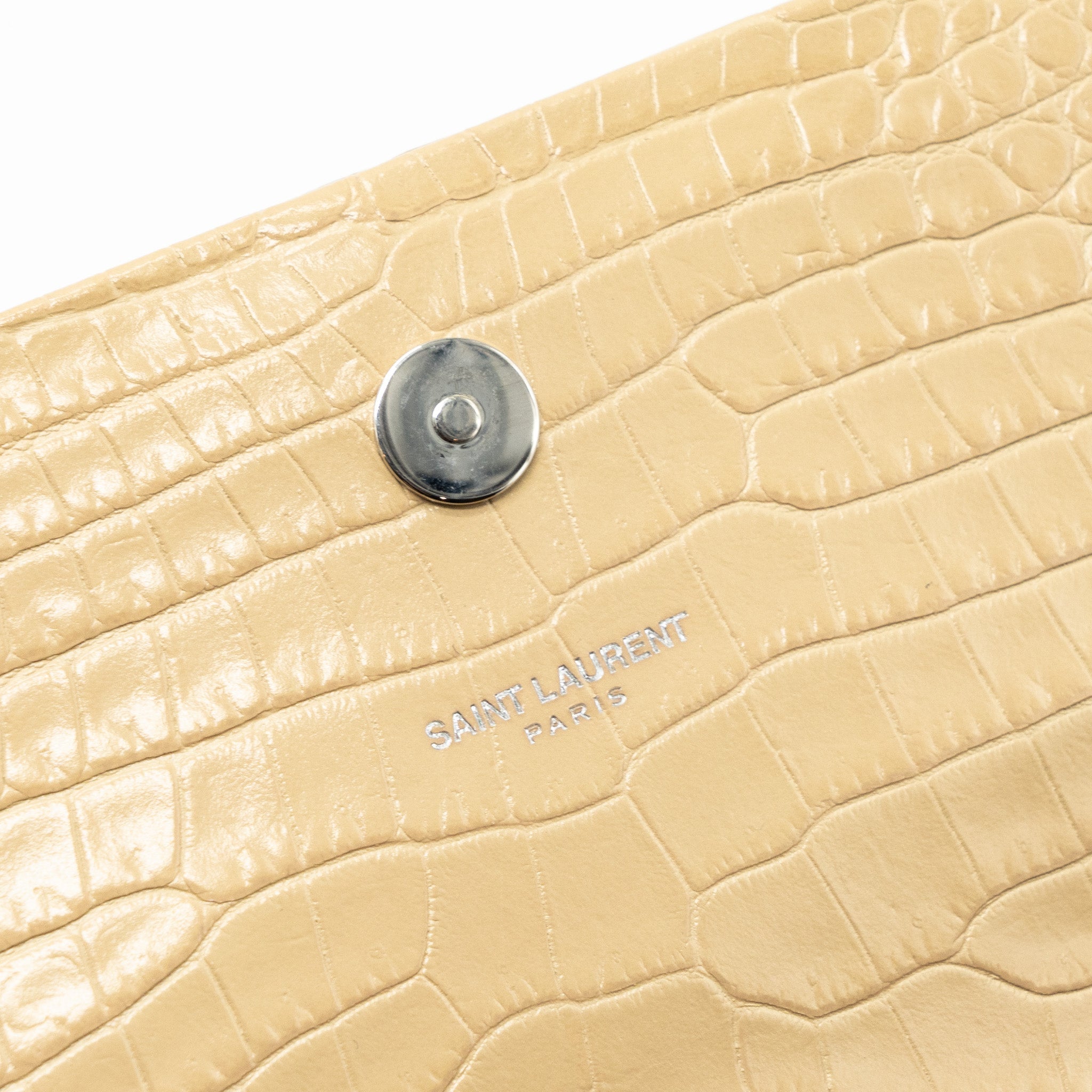 saint-laurent-kate-clutch-croc-embossed-leather-beige-shw