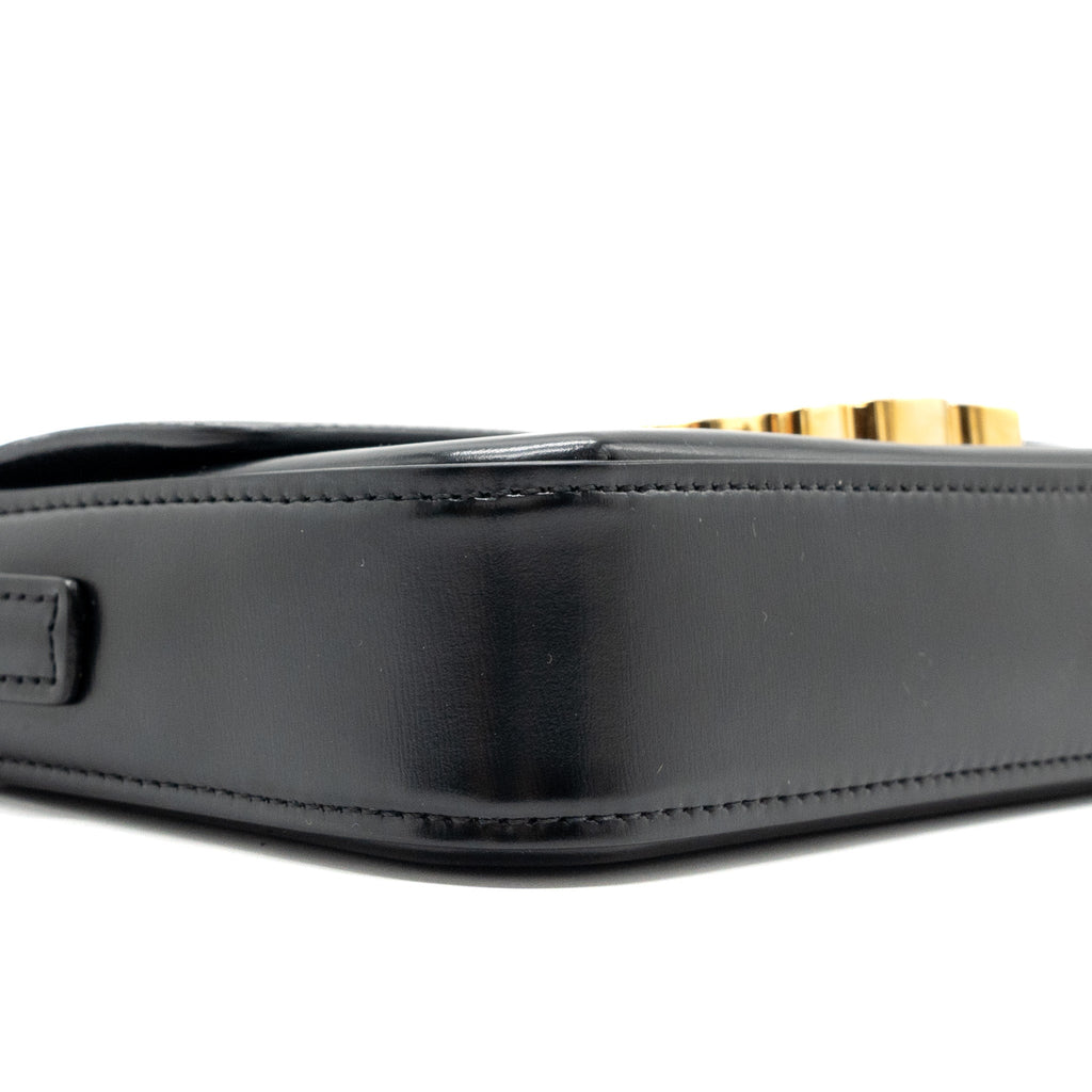 celine-triomphe-shoulder-bag-shiny-calfskin-black-ghw