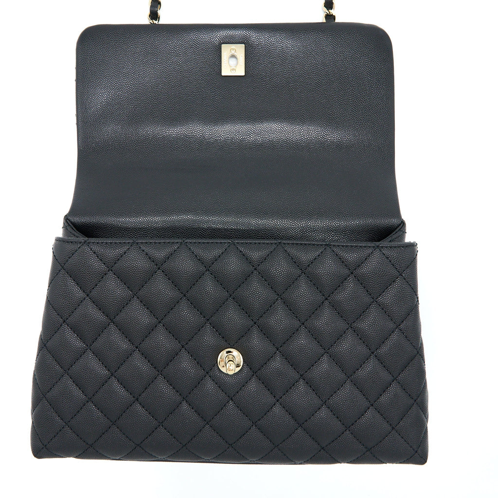chanel-medium-coco-handle-caviar-black-lghw-1