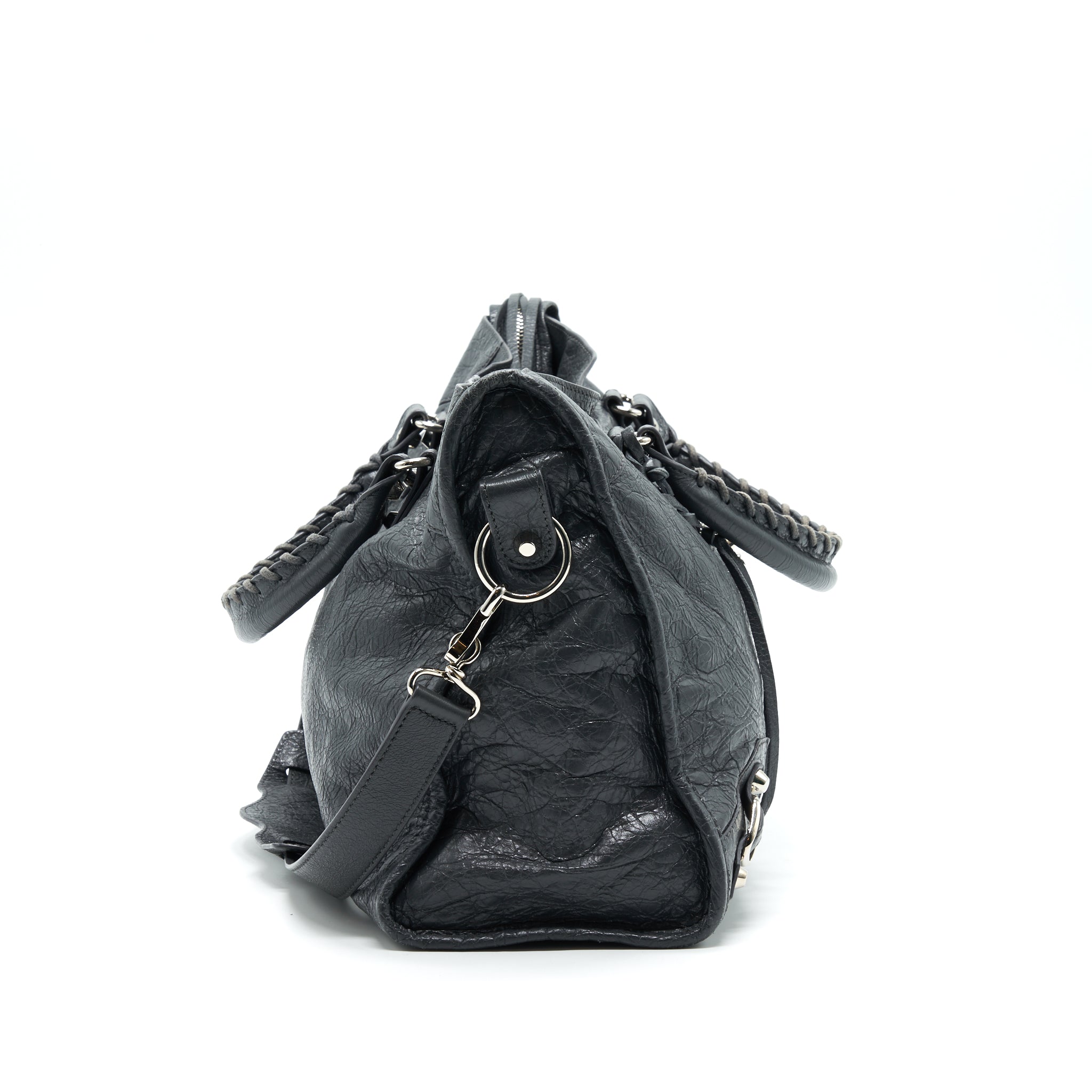 balenciaga-medium-giant-city-bag-grey-with-shw