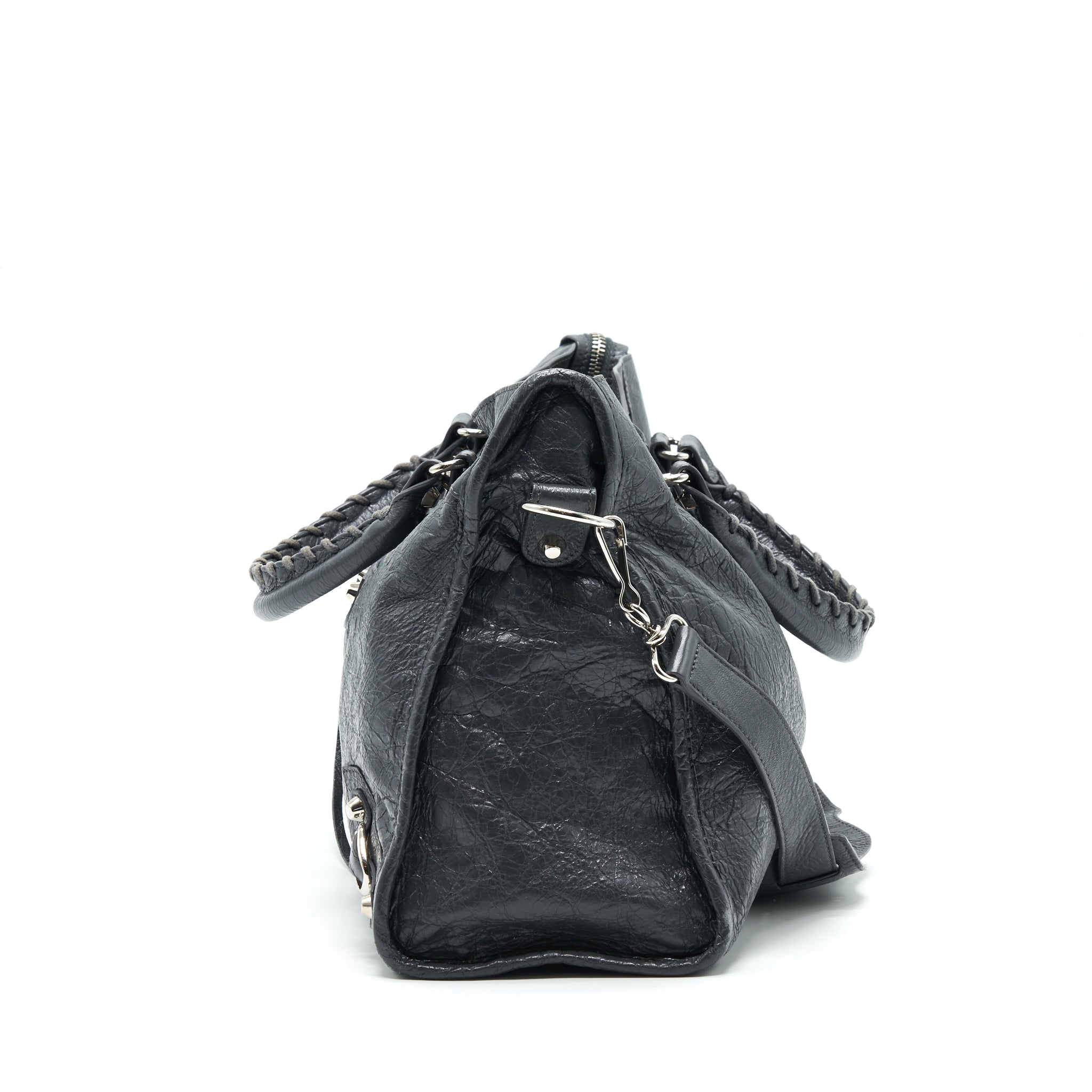 balenciaga-medium-giant-city-bag-grey-with-shw