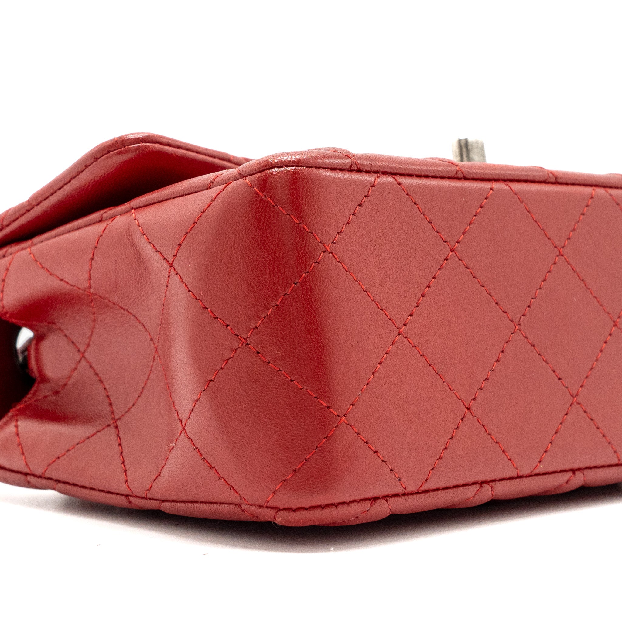 chanel-classic-mini-rectangular-flap-bag-lambskin-red-ruthenium-hardware