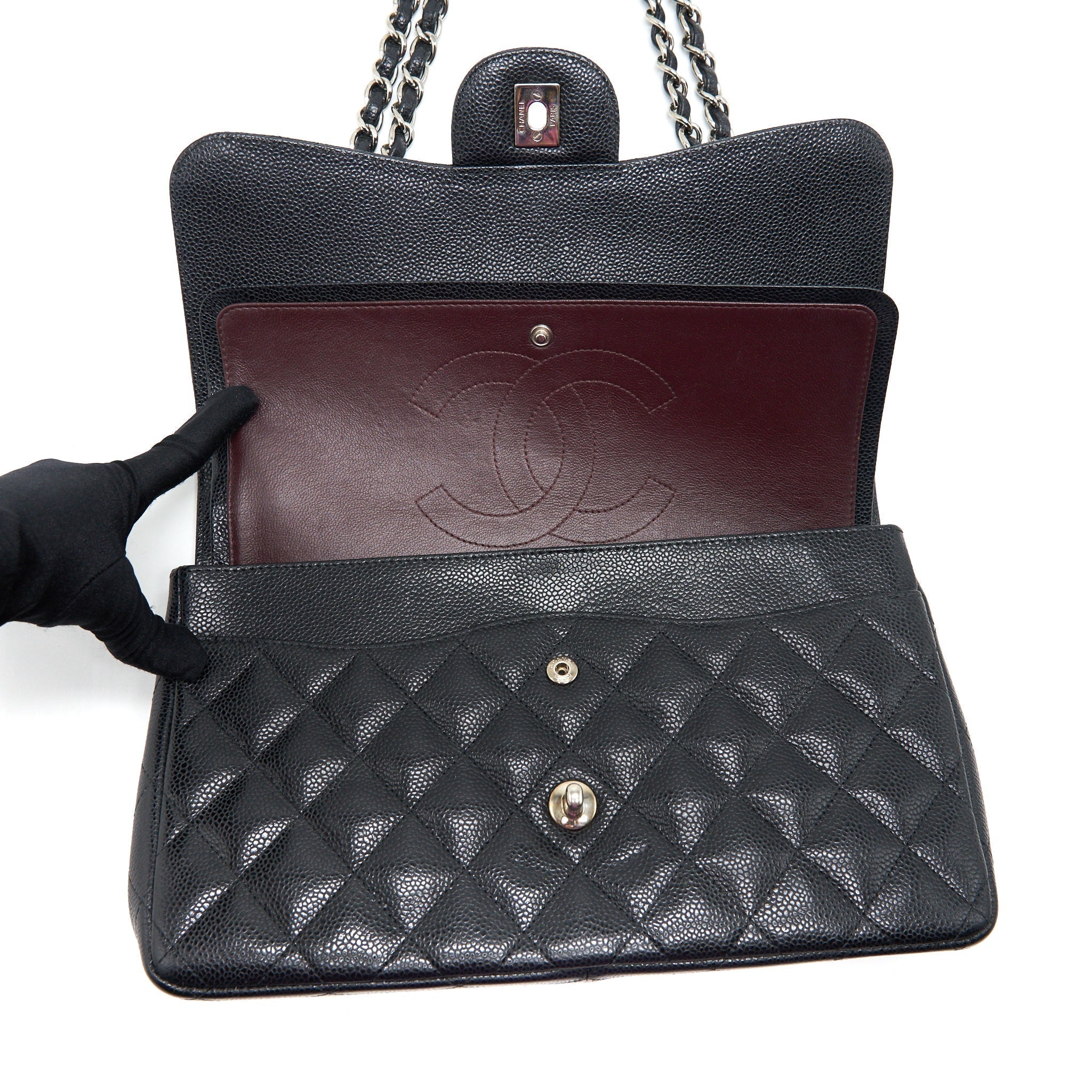 chanel-jumbo-classic-flap-bag-caviar-black-shw