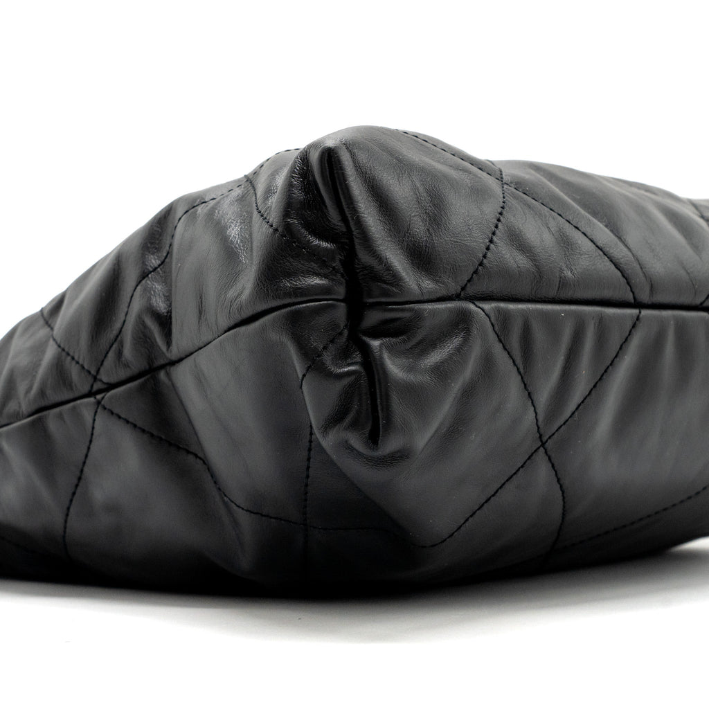 chanel-medium-22-bag-calfskin-leather-black-ghw-microchip-copy