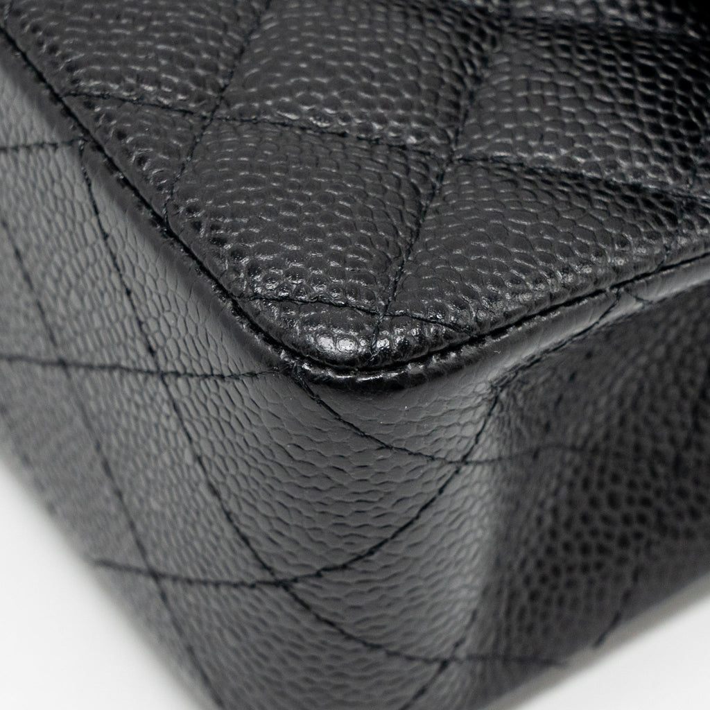 chanel-small-classic-double-flap-bag-caviar-black-shw-copy