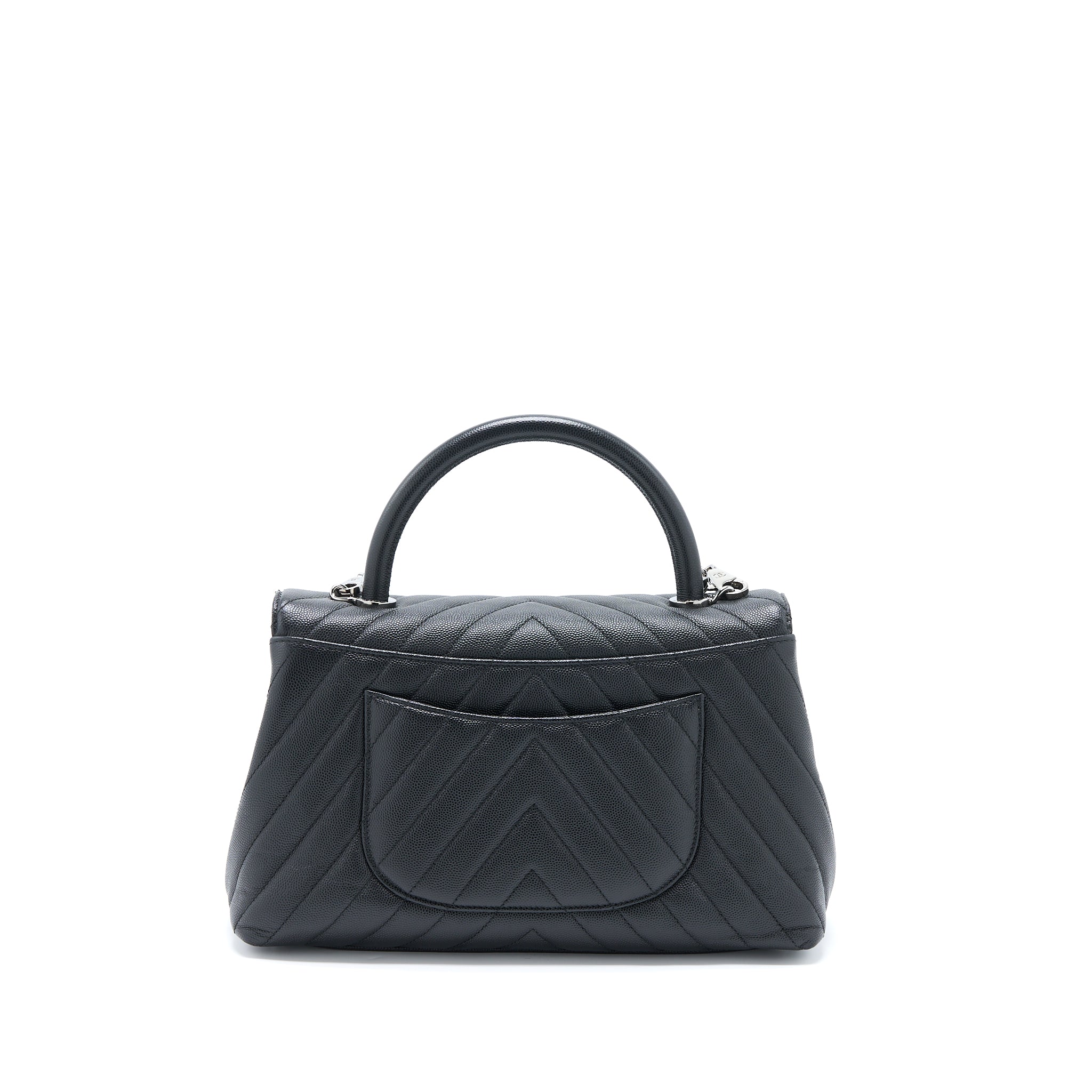 copy-of-chanel-medium-coco-handle-chevron-caviar-black-shw