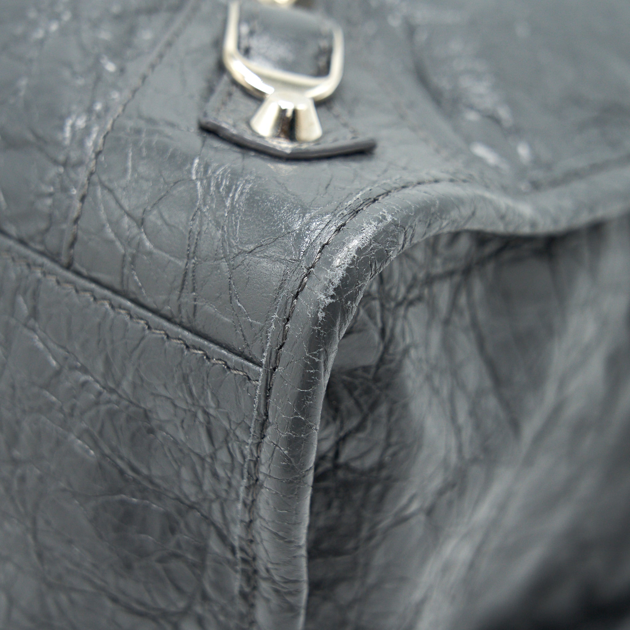 balenciaga-medium-giant-city-bag-grey-with-shw
