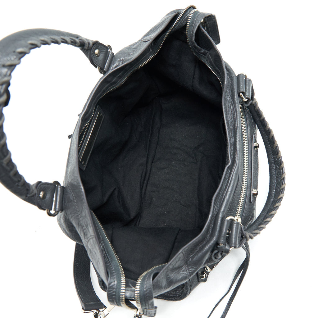 balenciaga-medium-giant-city-bag-grey-with-shw