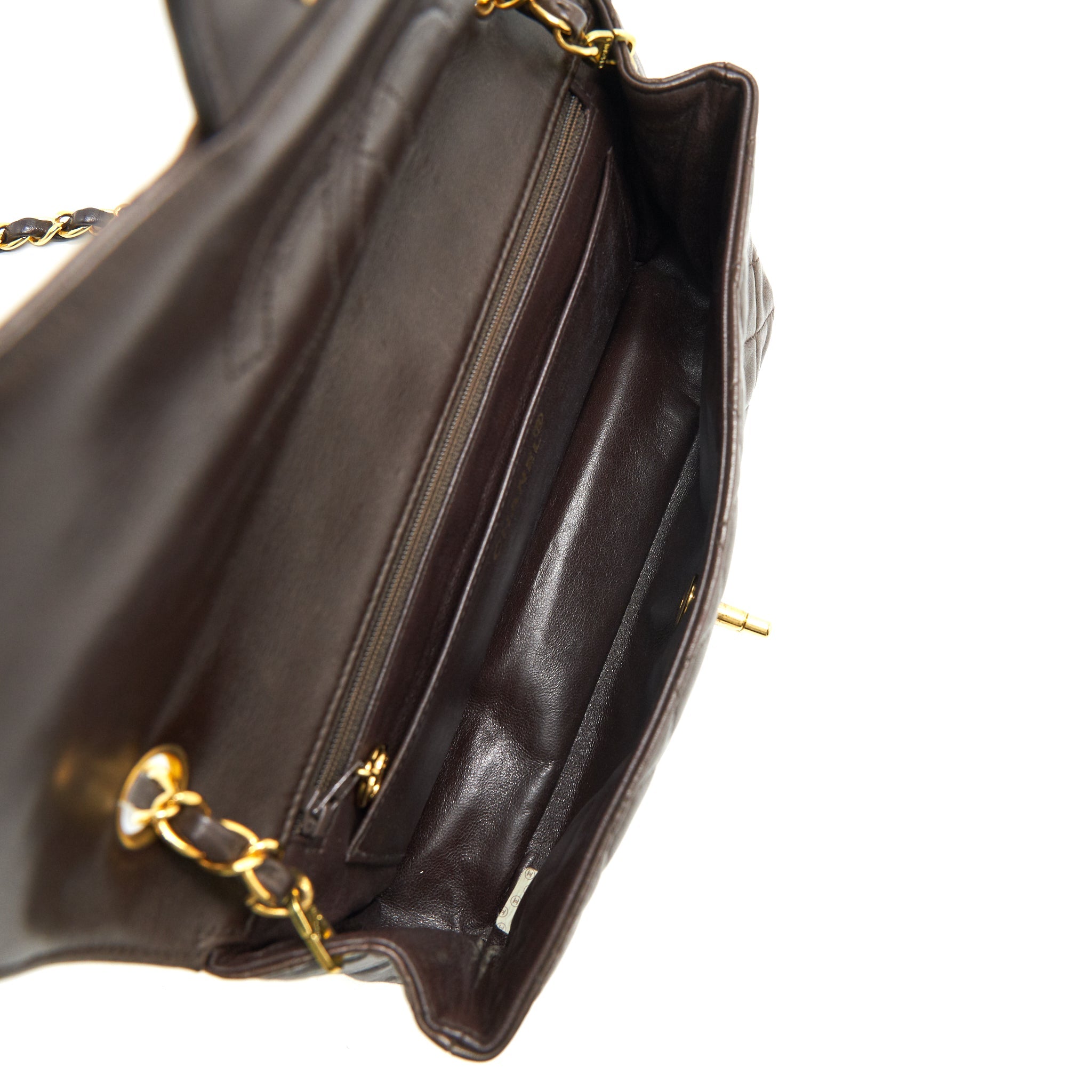 chanel-medium-flap-bag-chocolate-ghw