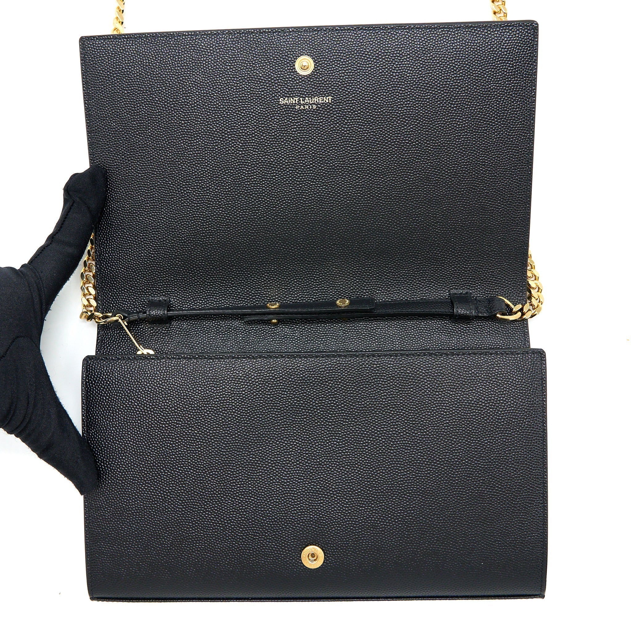 saint-laurent-ysl-kate-bag-grained-calfskin-black-ghw