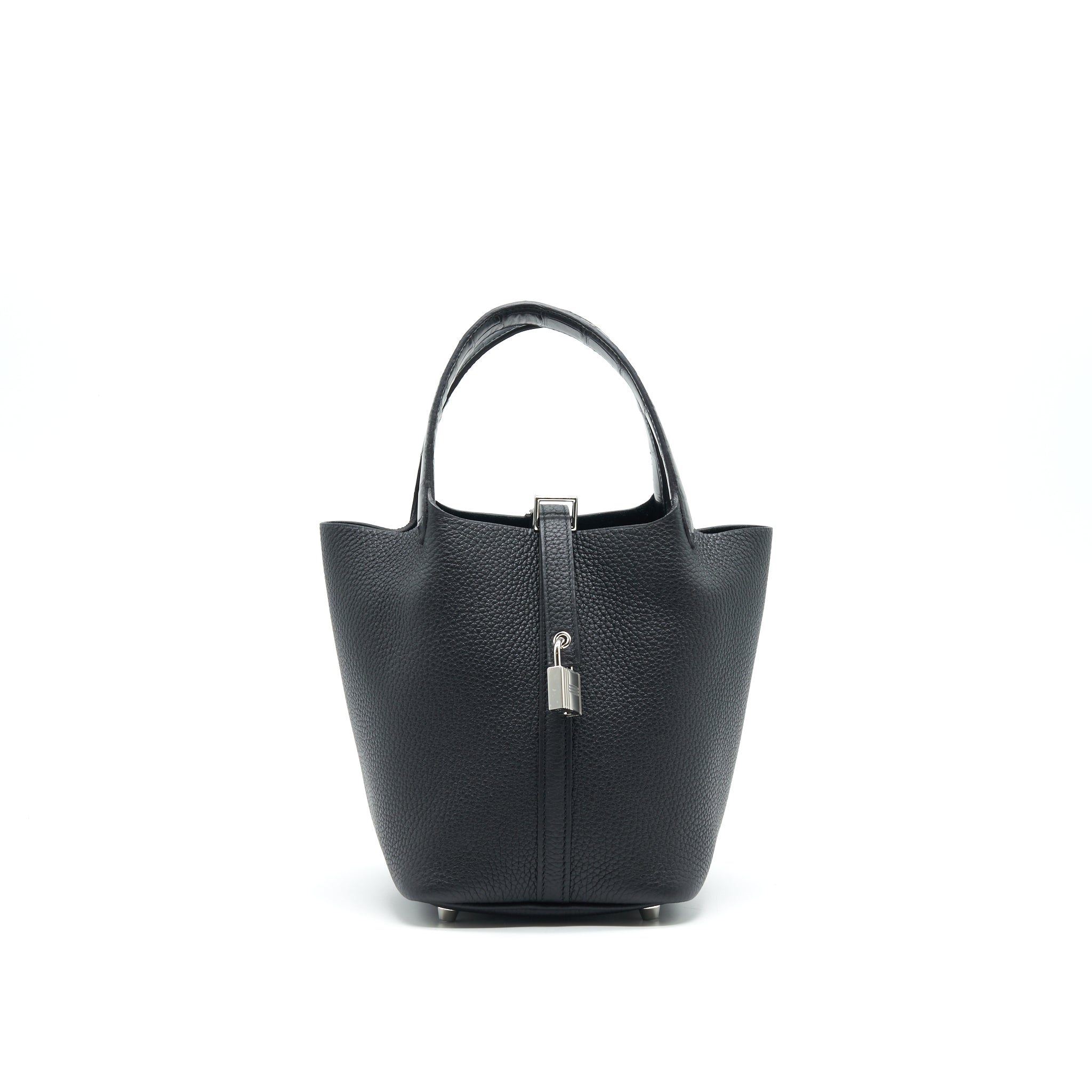 hermes-picotin-lock-18-touch-bag-clemence-with-alligator-handle-black-shw