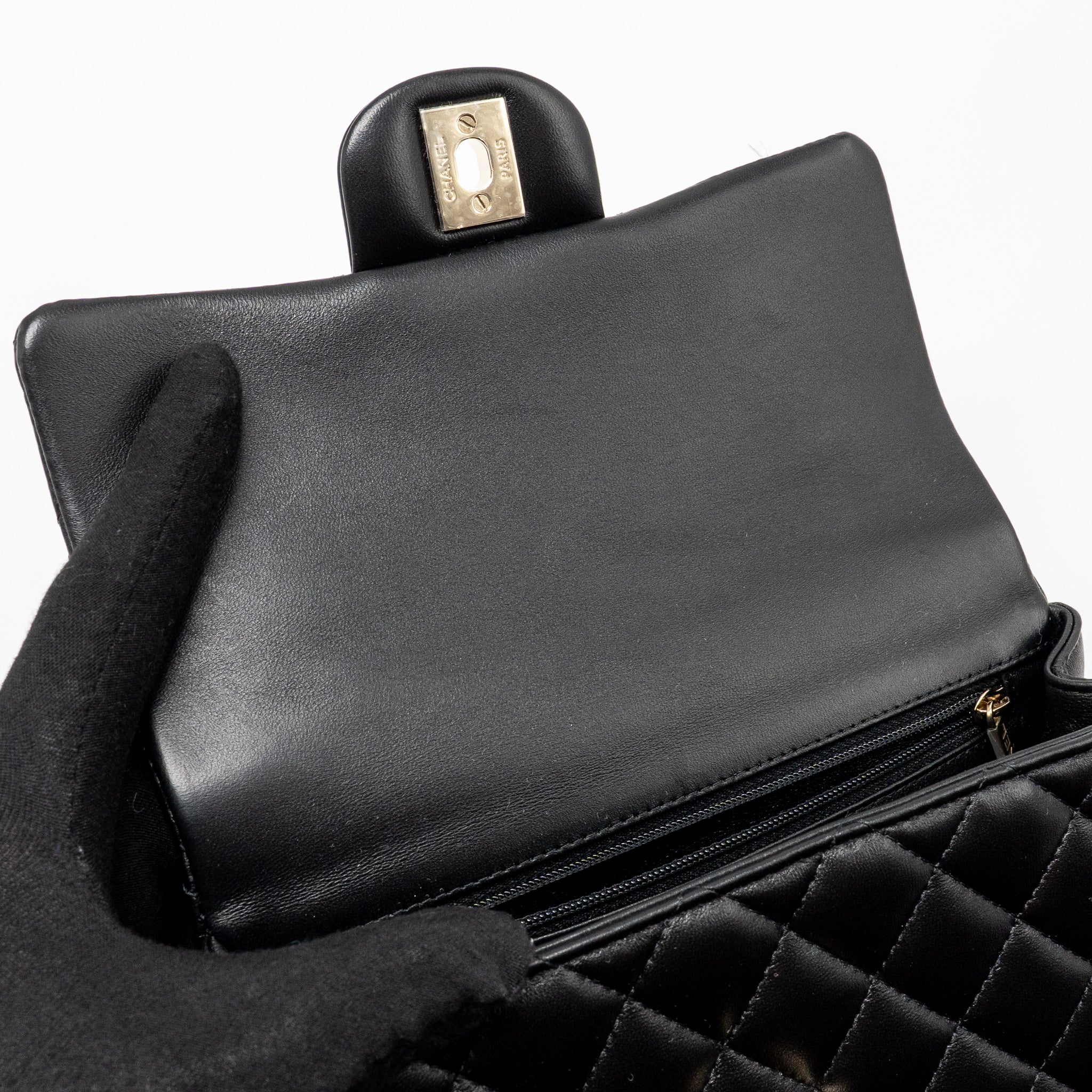 chanel-top-handle-mini-rectangular-flap-bag-lambskin-black-lghwmicrochip-4
