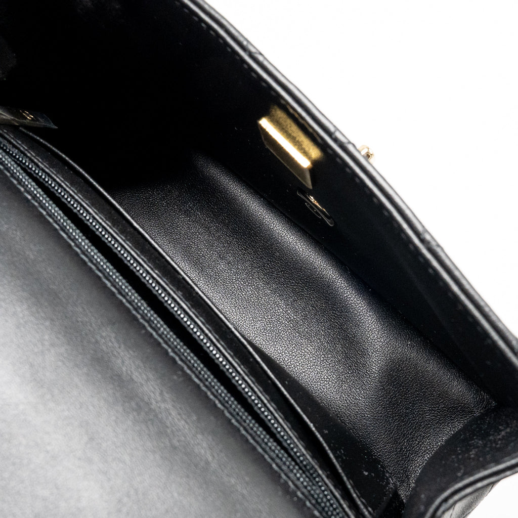 chanel-top-handle-mini-rectangular-flap-bag-lambskin-black-lghwmicrochip-4
