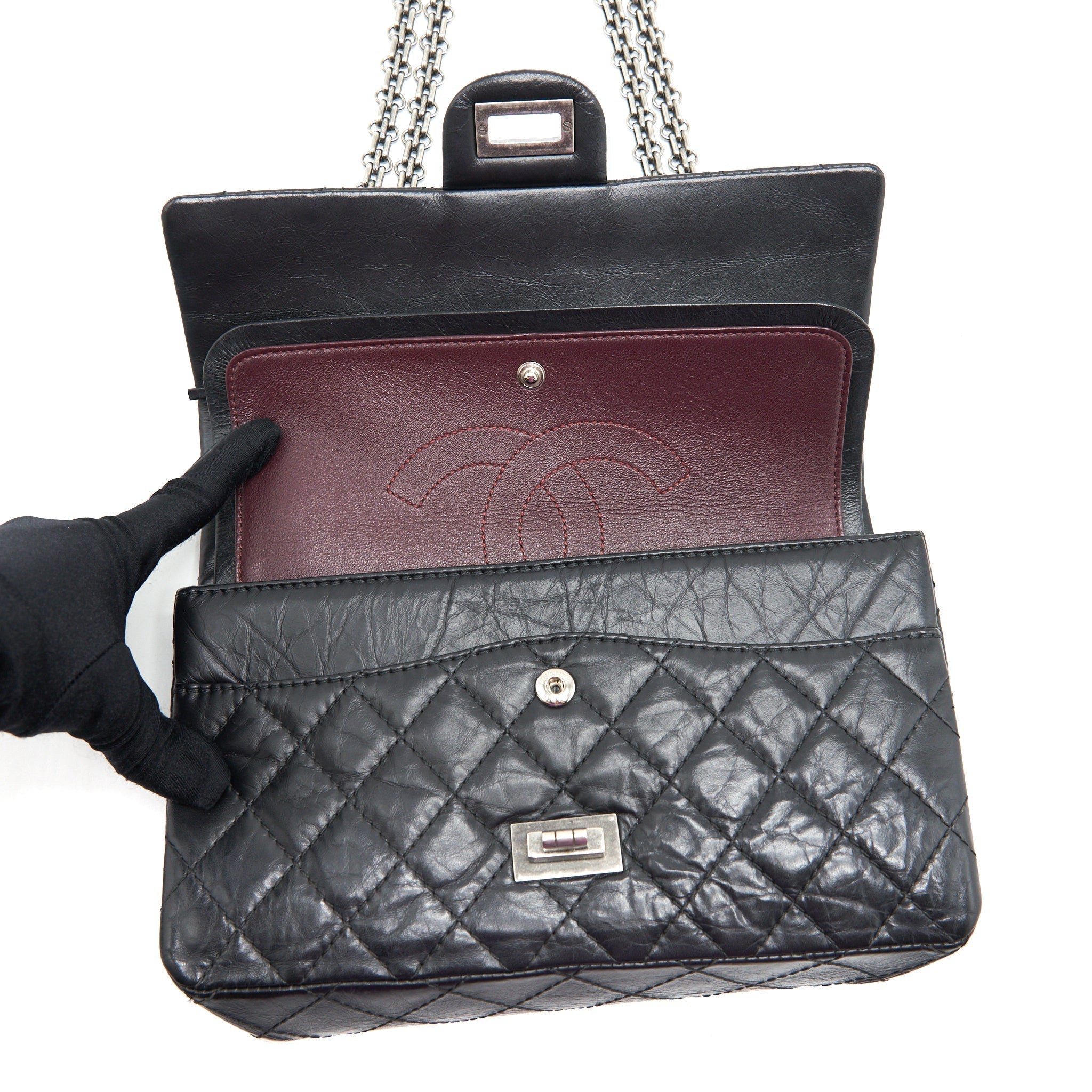 chanel-reissue-2-55-double-flap-bag-calfskin-black-shw