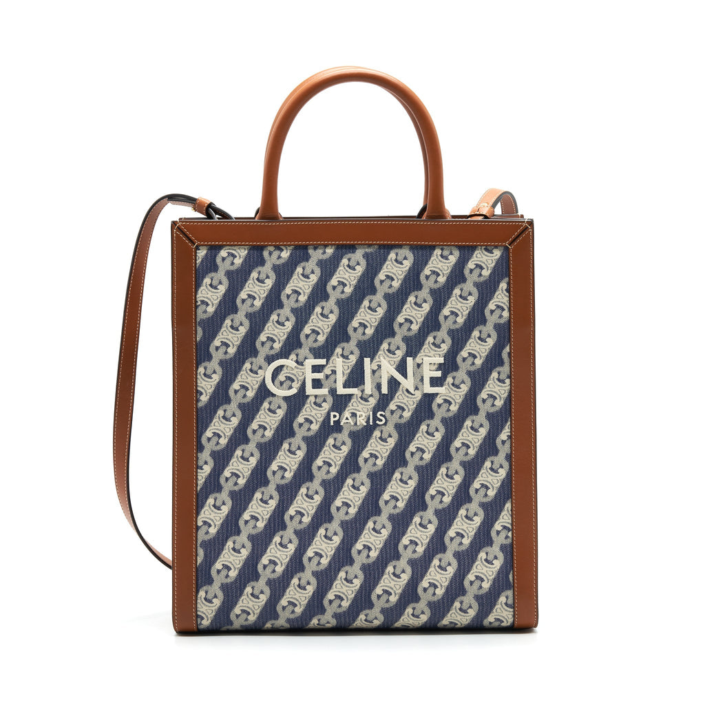 celine-small-vertical-cabas-celine-in-maillon-triomphe-jacquard-and-calfskin-navy-tan