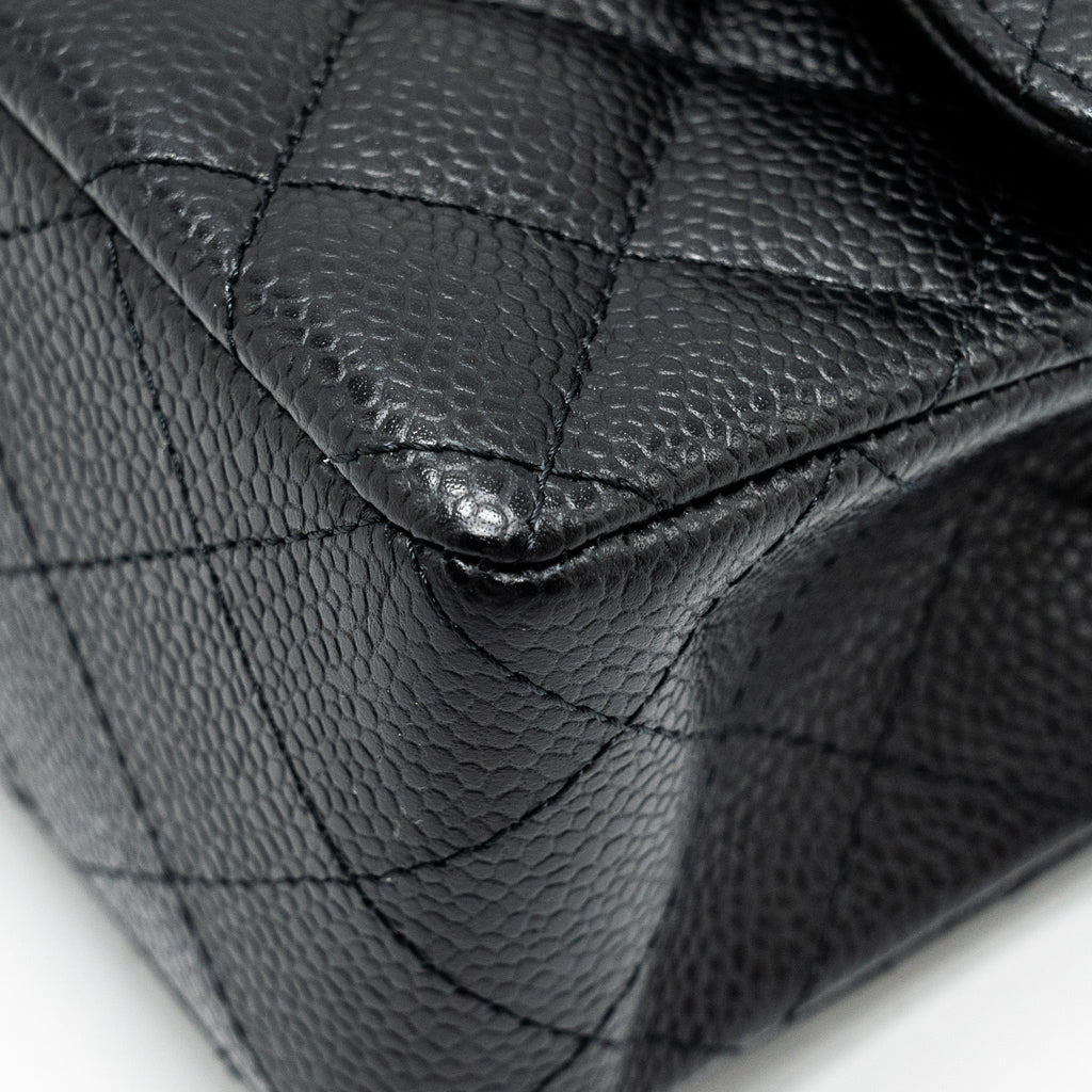 chanel-small-classic-double-flap-bag-caviar-black-ghwmicrochip-3