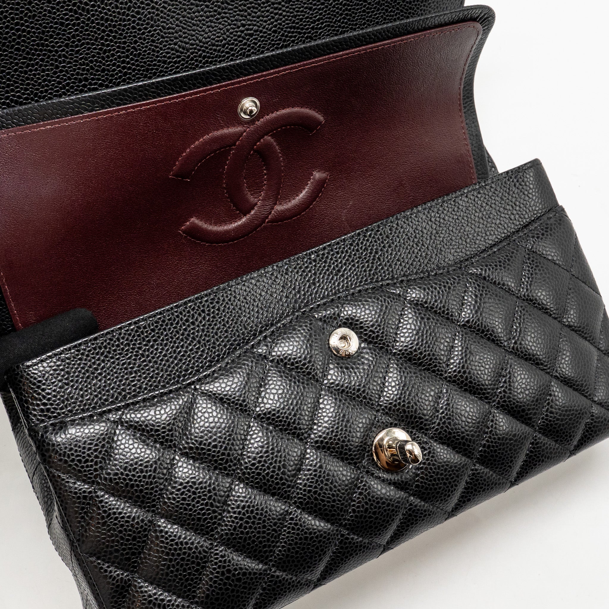 chanel-medium-classic-double-flap-bag-caviar-black-shw-12