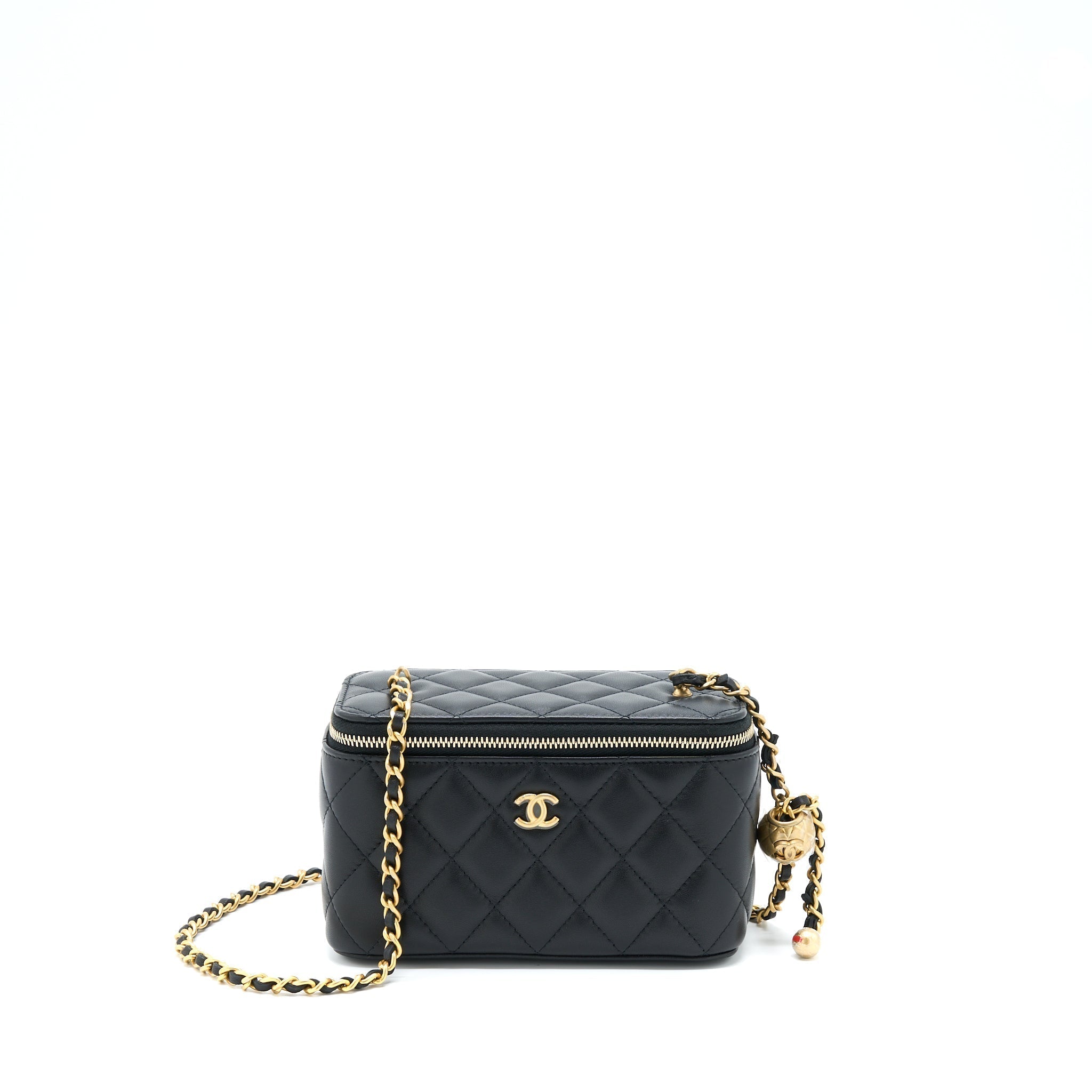 chanel-22b-pearl-crush-long-vanity-with-chain-lambskin-black-ghw