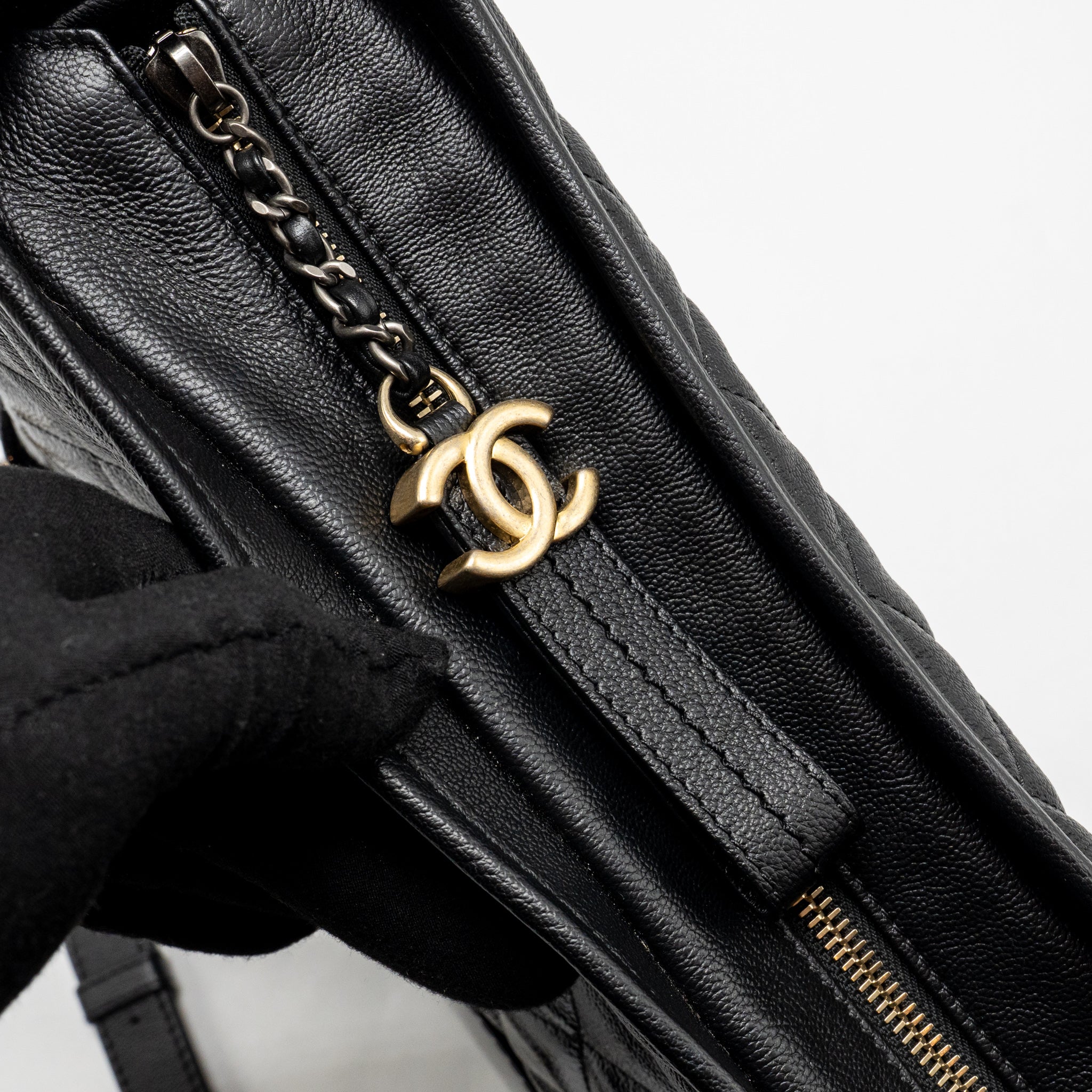 chanel-large-gabrielle-hobo-bag-calfskin-patent-black-multicolor-hardware