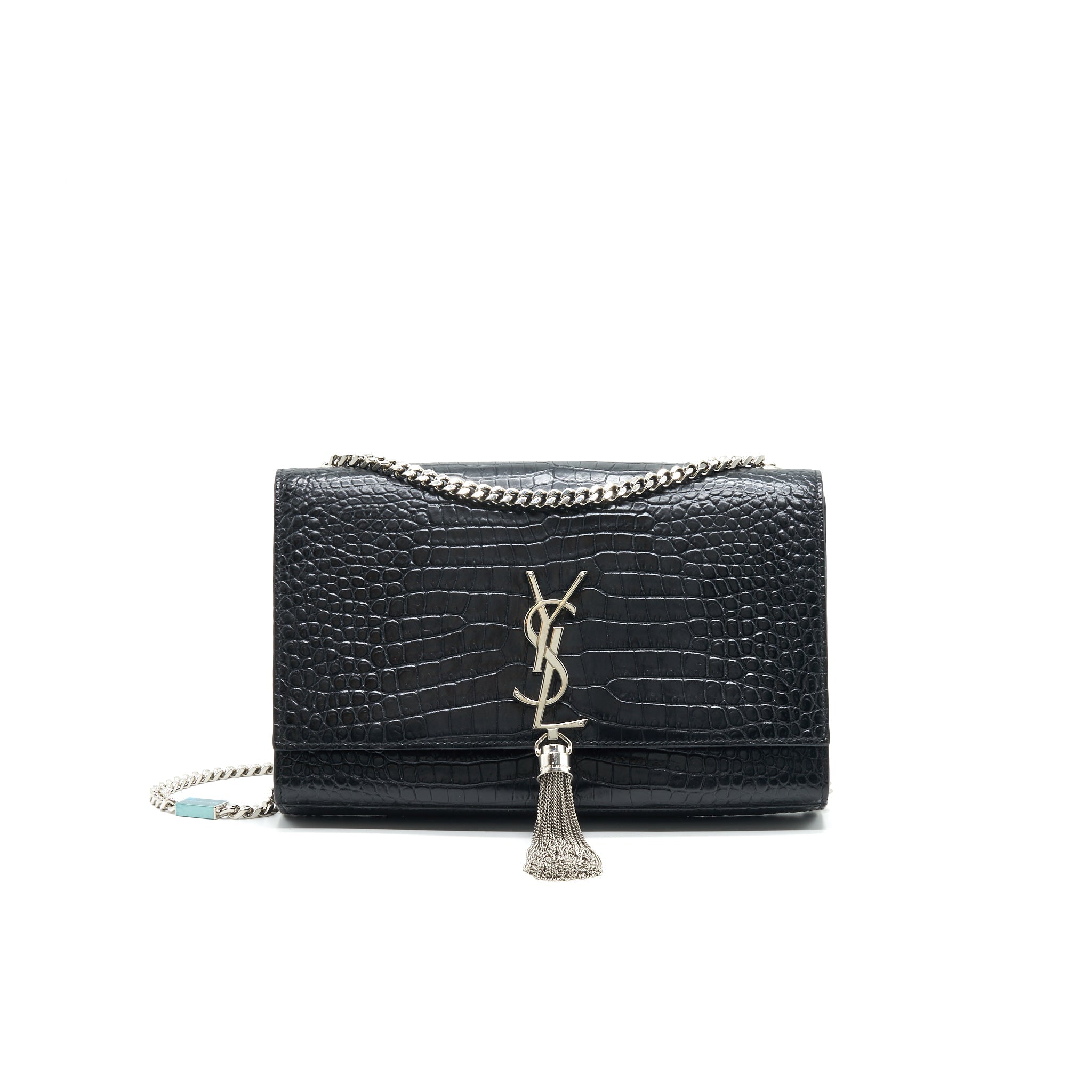 saint-laurent-ysl-kate-medium-chain-wallet-with-tassel-black-shw