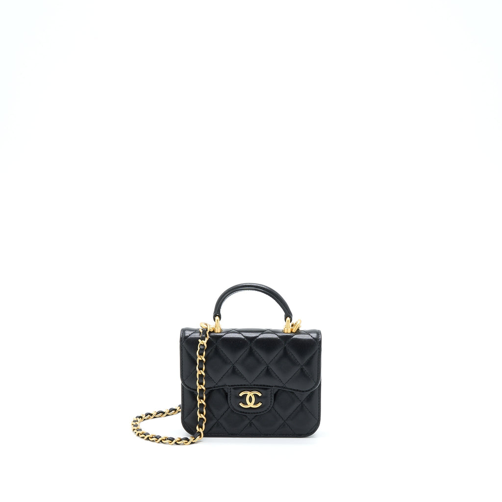 chanel-top-handle-mini-flap-card-holder-lambskin-black-ghw
