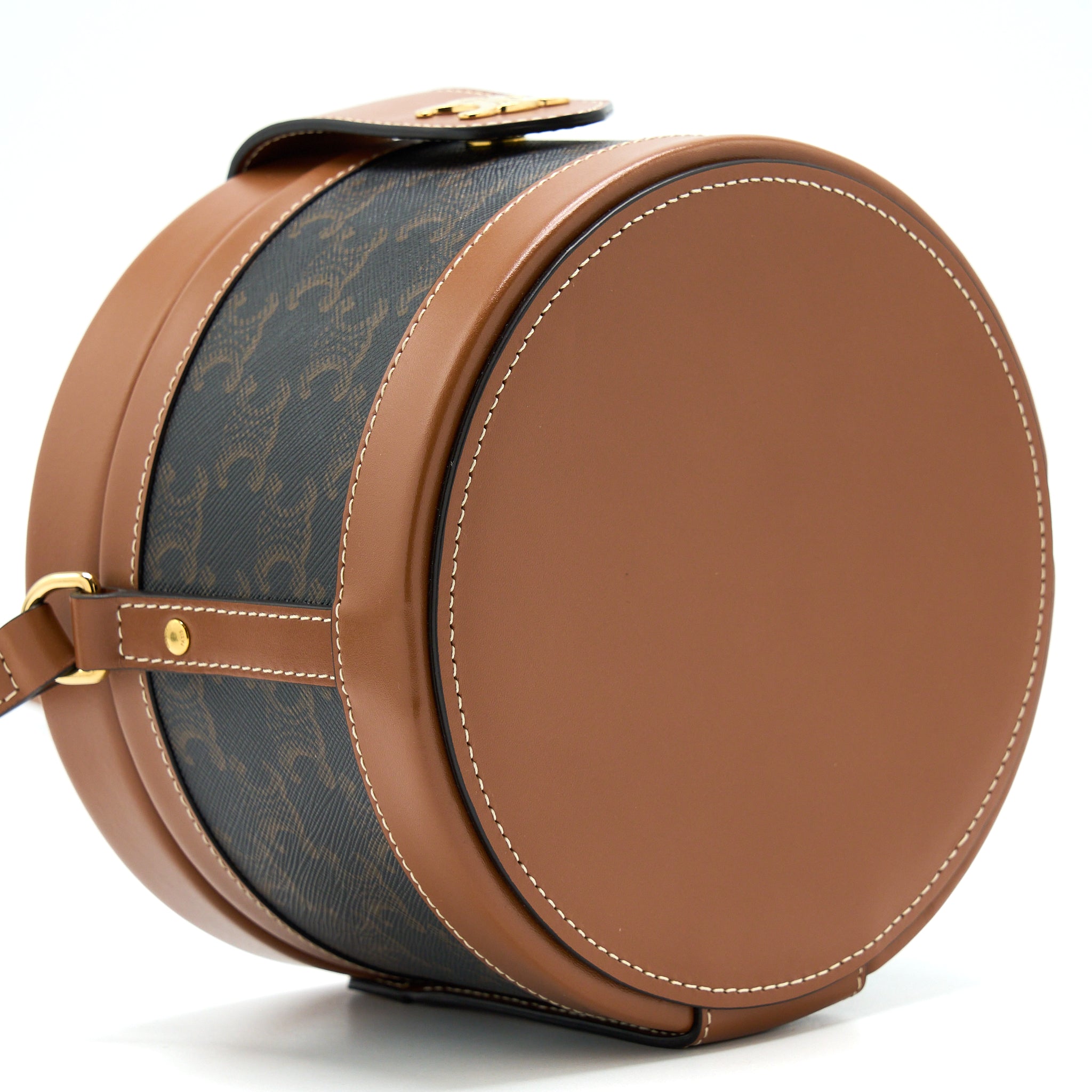 celine-medium-tambour-bag-triomphe-canvas-and-calfskin-tan-ghw