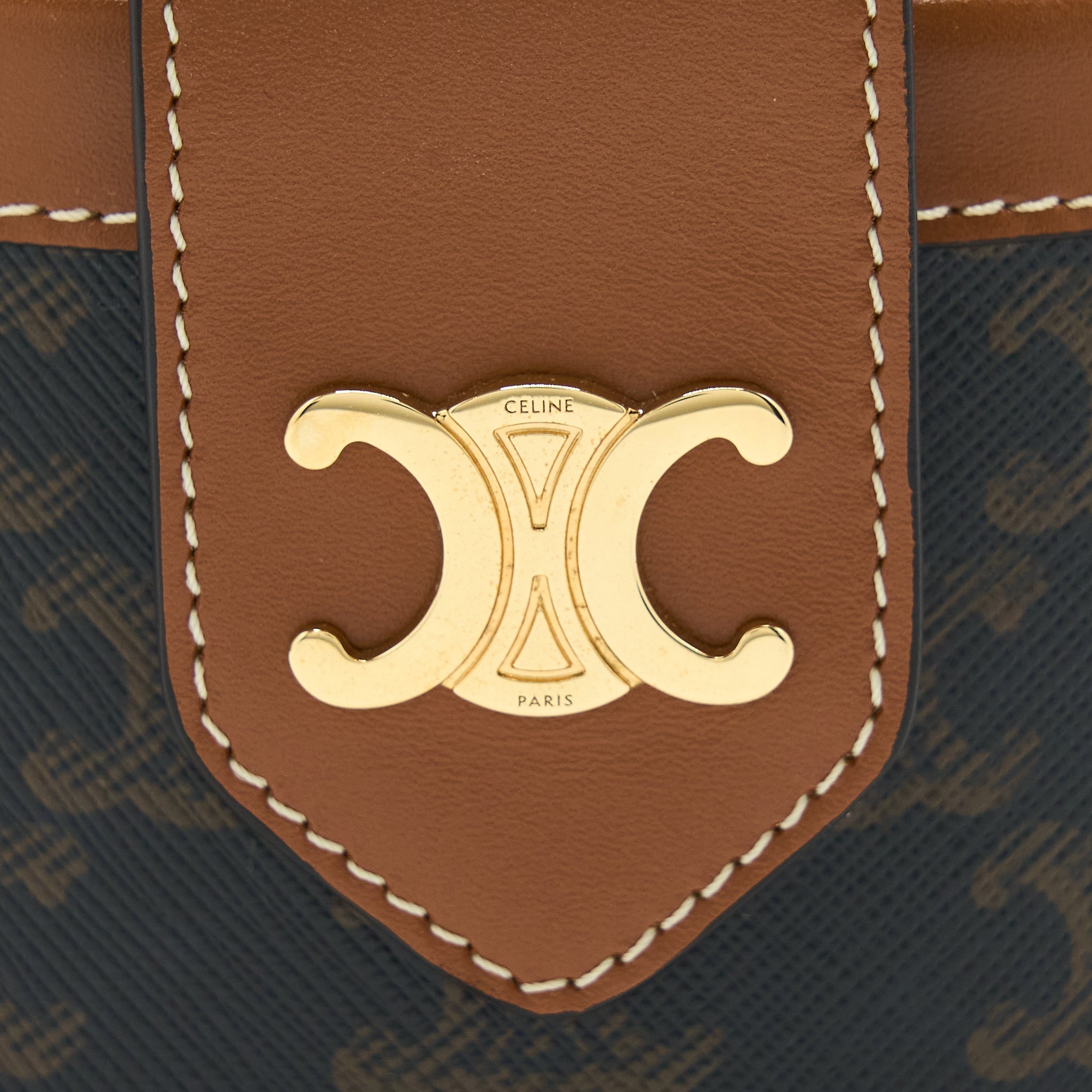 celine-medium-tambour-bag-triomphe-canvas-and-calfskin-tan-ghw