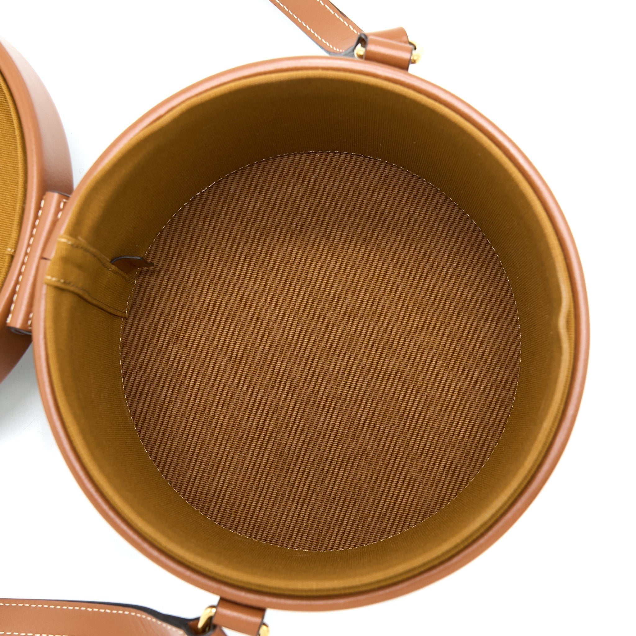 celine-medium-tambour-bag-triomphe-canvas-and-calfskin-tan-ghw