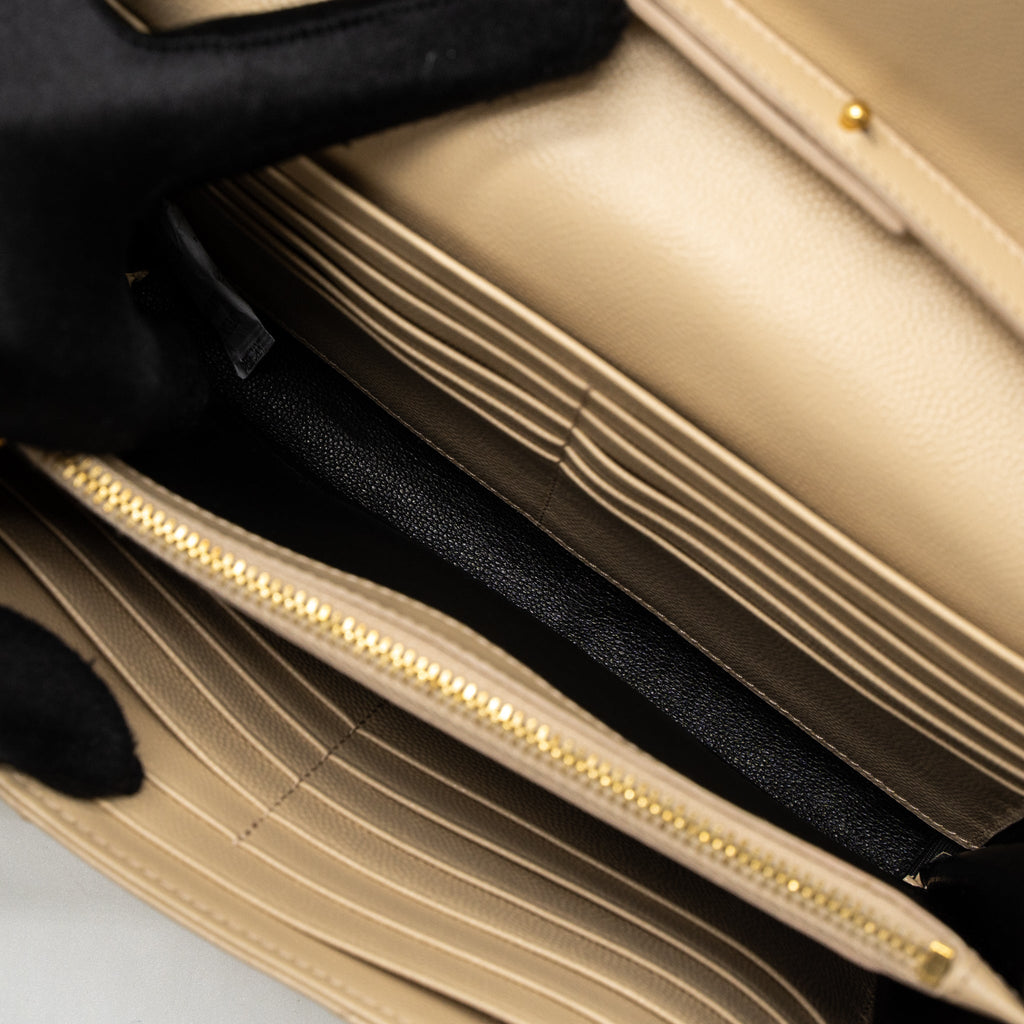 saint-laurent-cassandre-matelasse-chain-wallet-grained-calfskin-beige-ghw