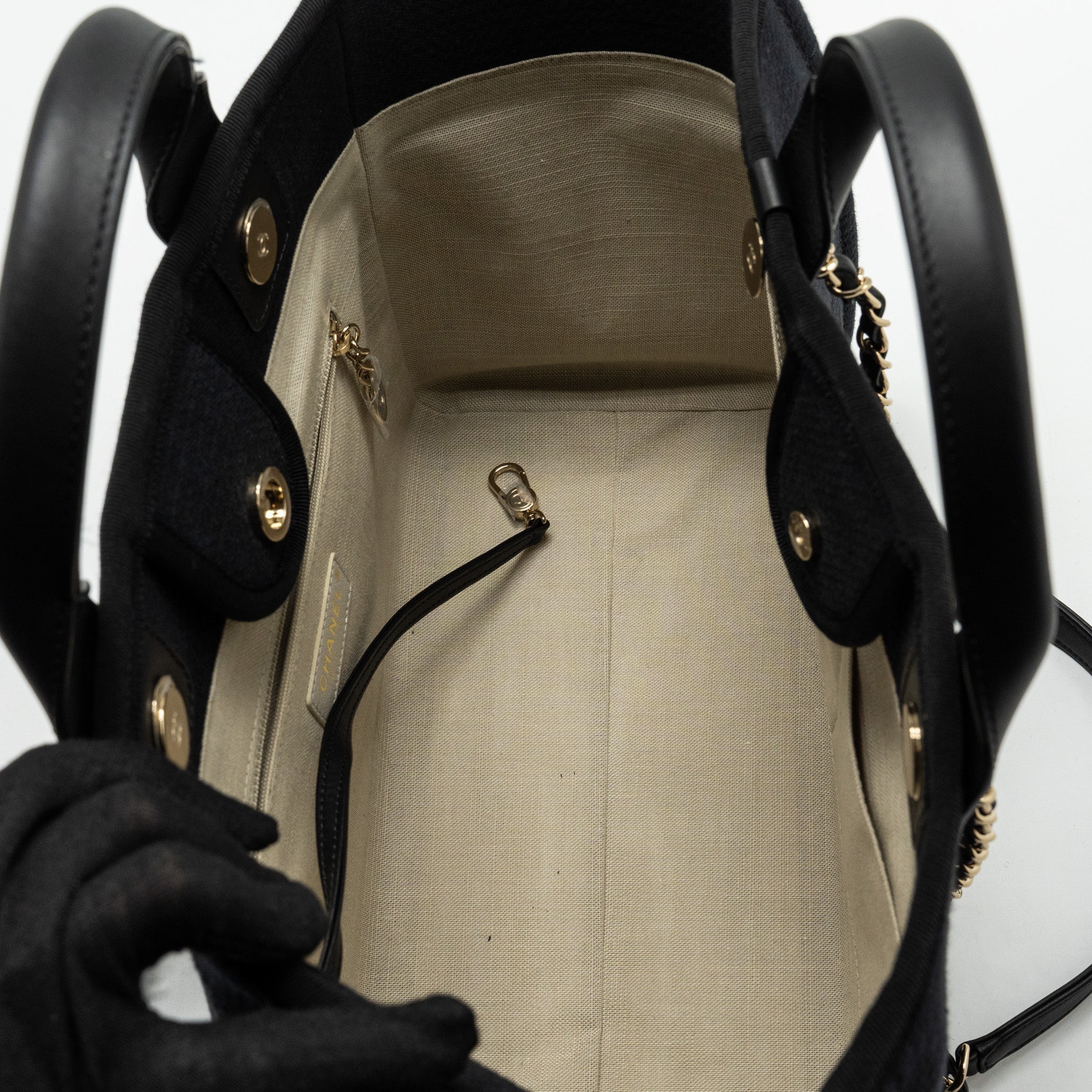 chanel-small-deauville-shopping-tote-bag-calfskin-fabric-black-lghwmicrochip
