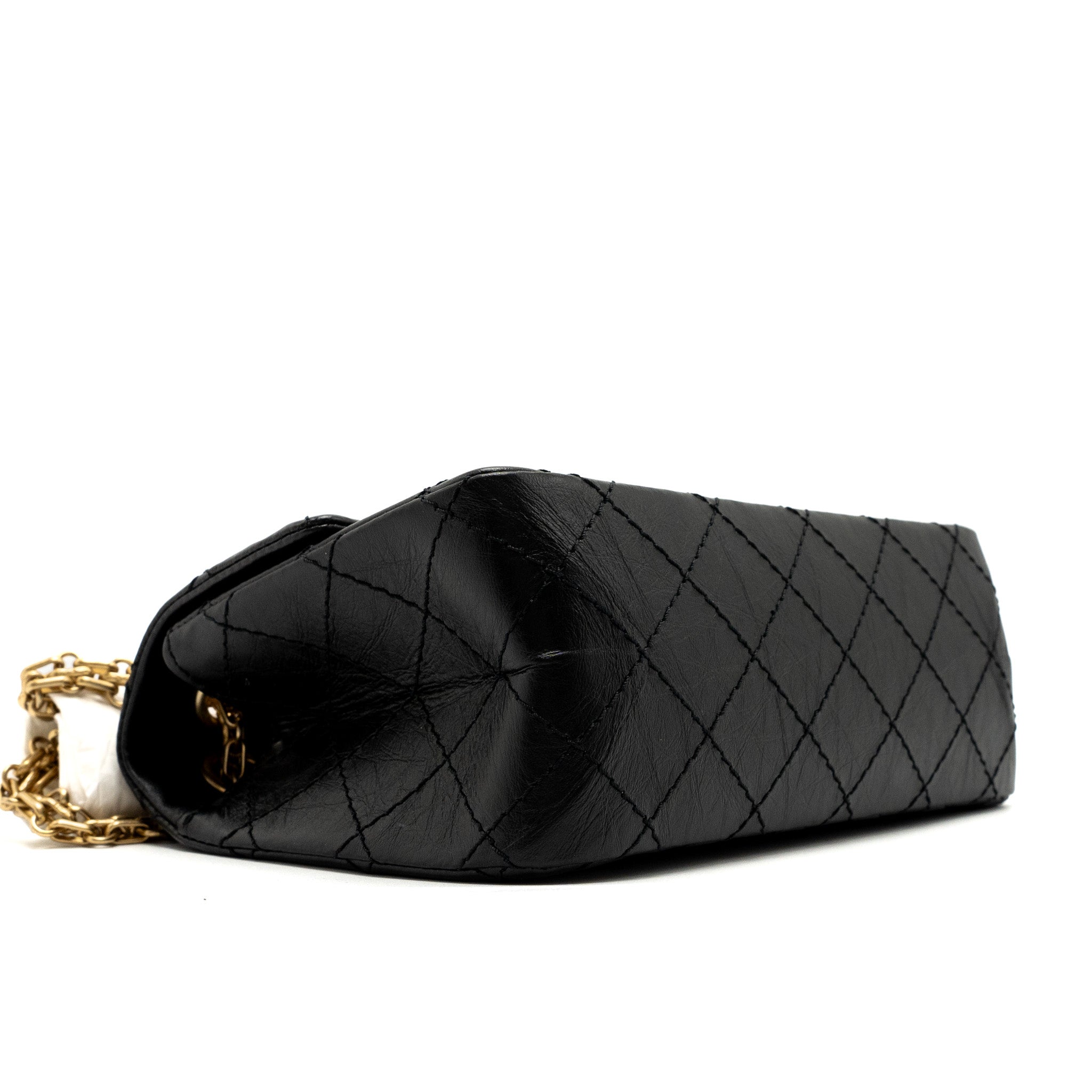 copy-of-chanel-mini-2-55-reissue-flap-bag-aged-calfskin-black-brushed-ghw-microchip