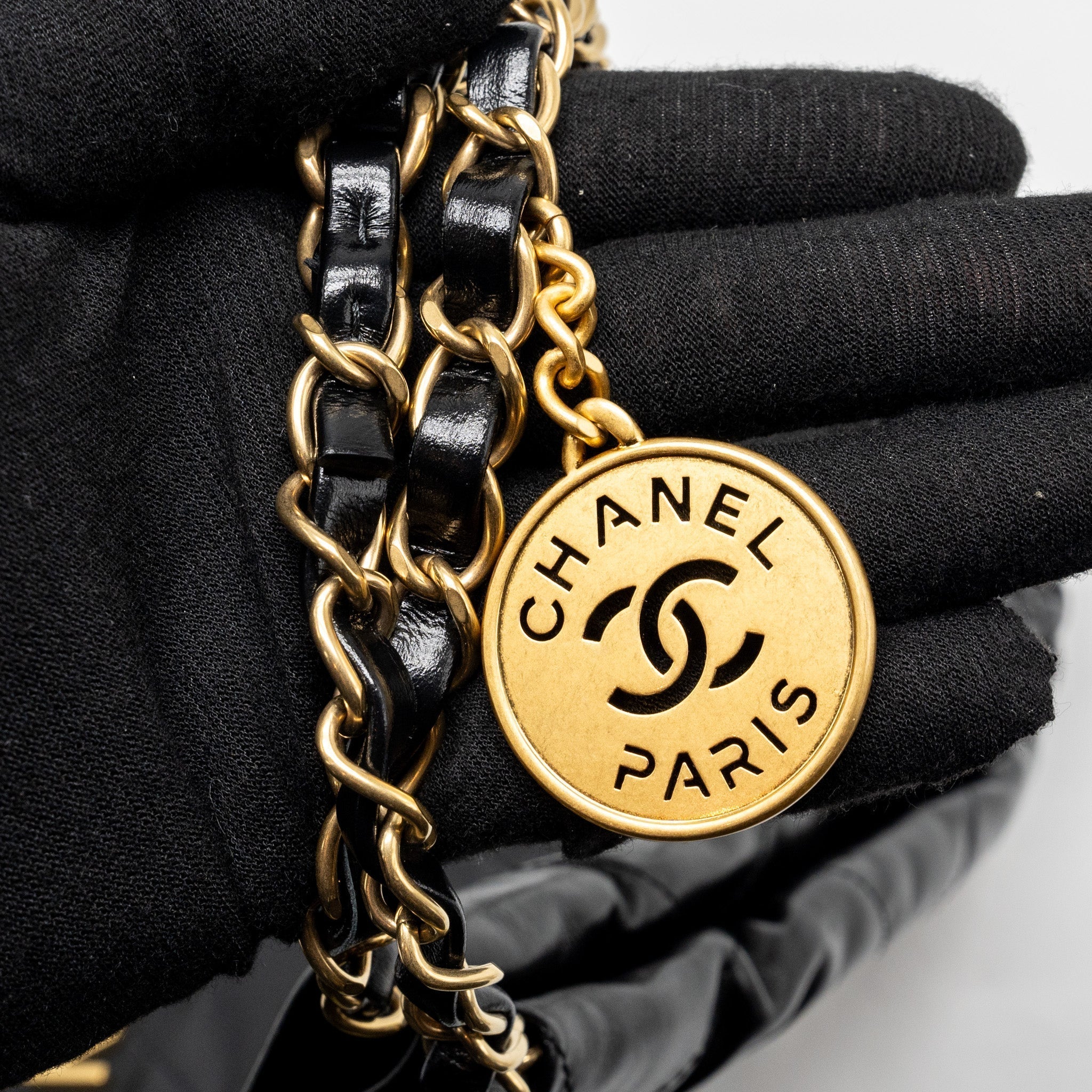 chanel-small-22-bag-gold-letter-shiny-calfskin-black-ghw-microchip-copy