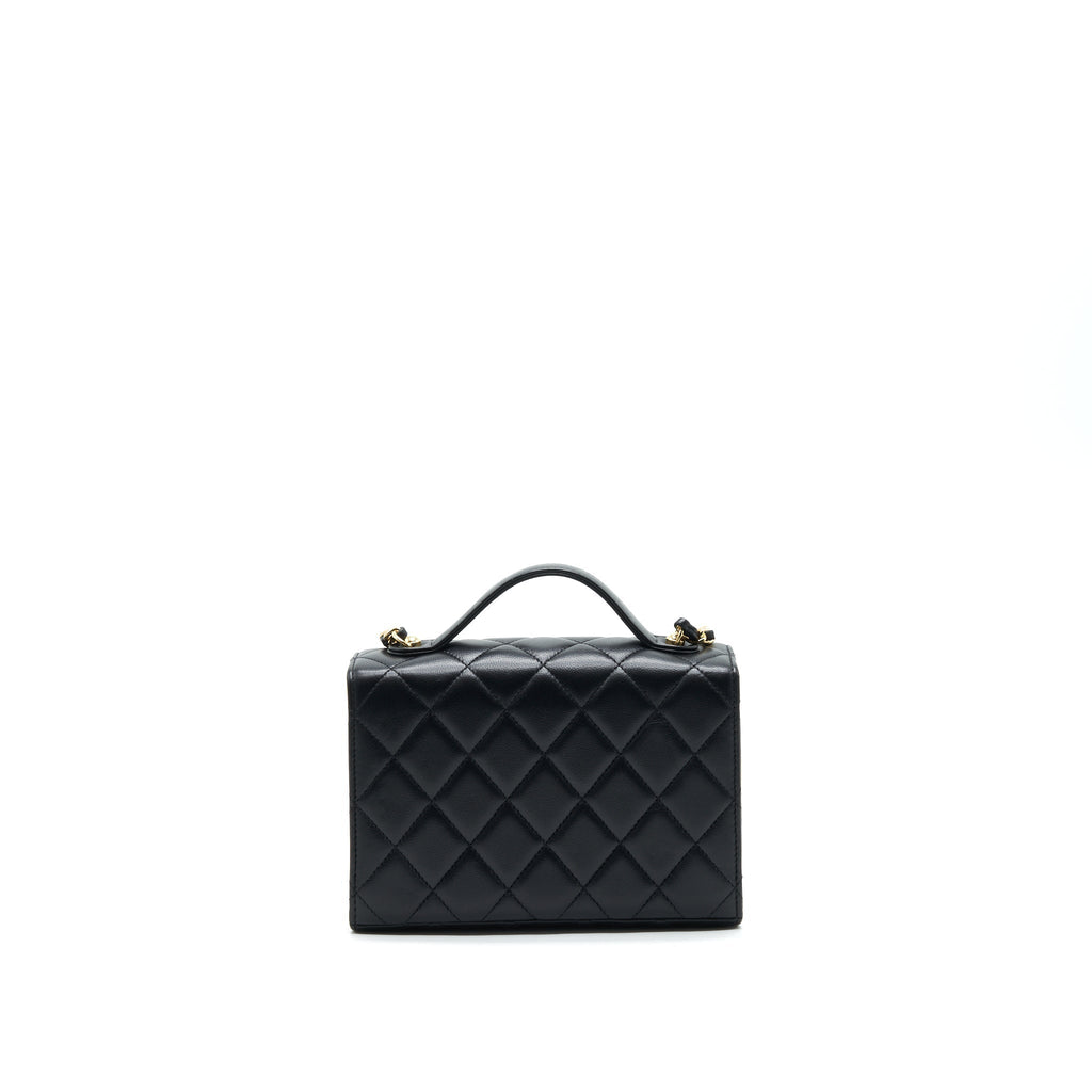 chanel-21k-gold-metal-mini-flap-bag-with-handle-black-ghw