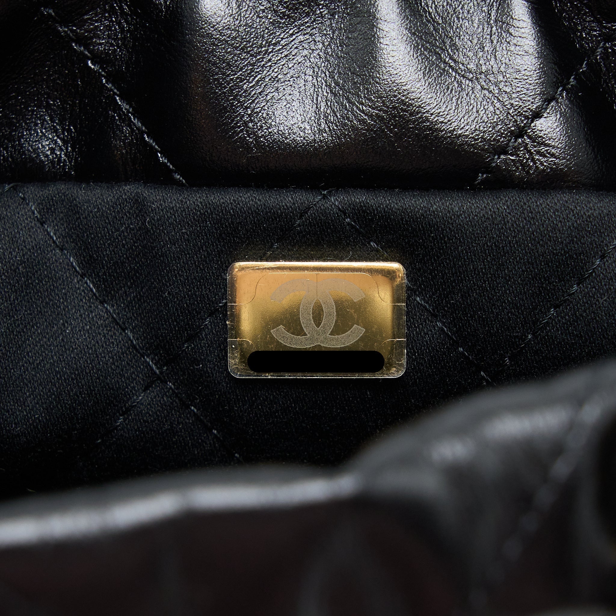 copy-of-chanel-mini-22-bag-shiny-calfskin-black-brushed-ghw-microchip